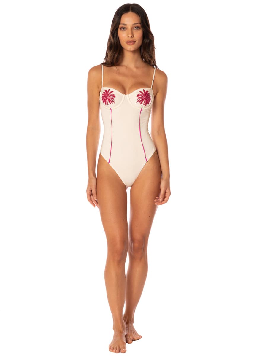 Maaji Tropical Haven Camelia Cheeky Cut Underwire One Piece - imagen 2