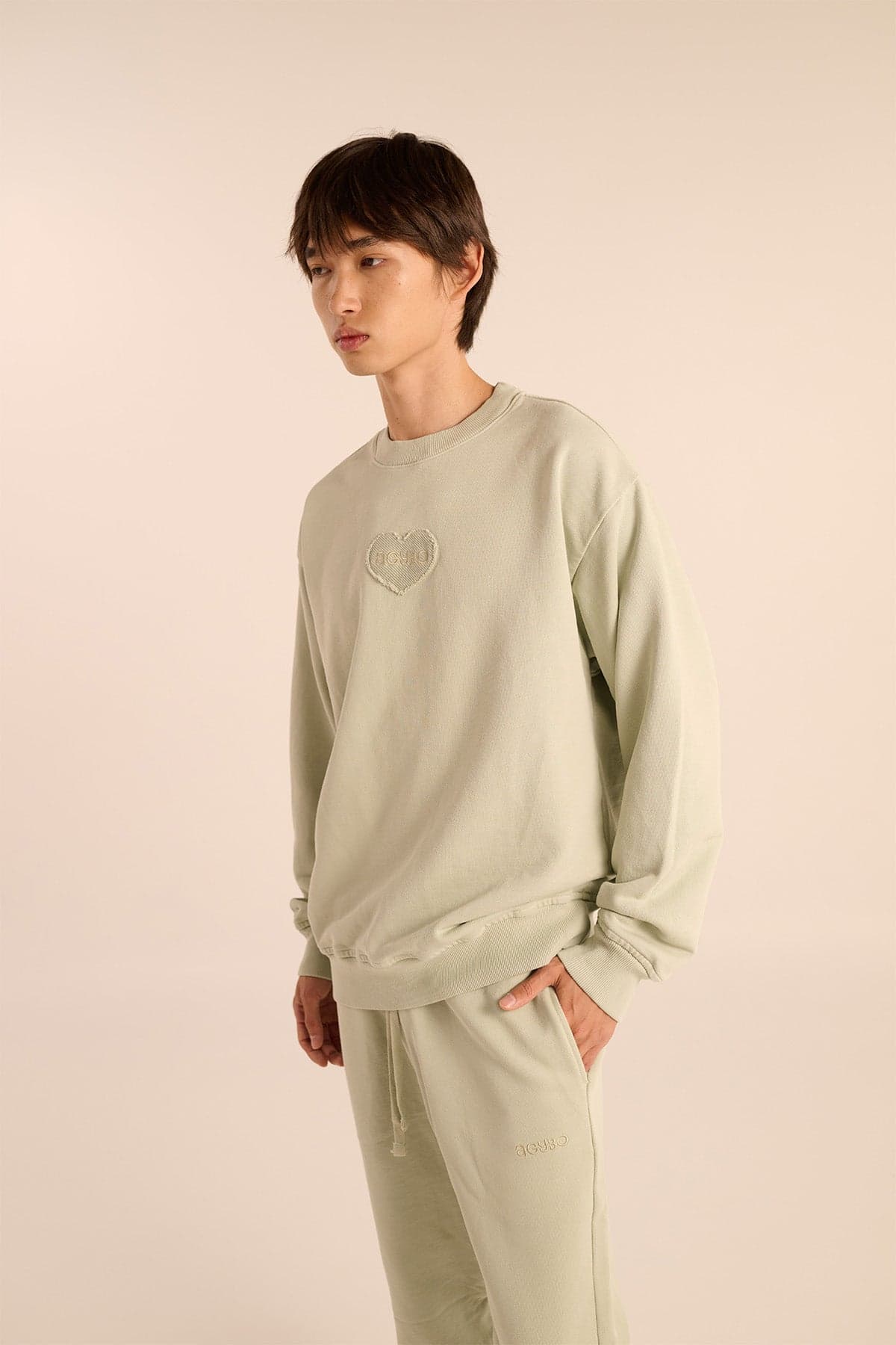 CORE CREWNECK LIGHT GREEN - imagen 3