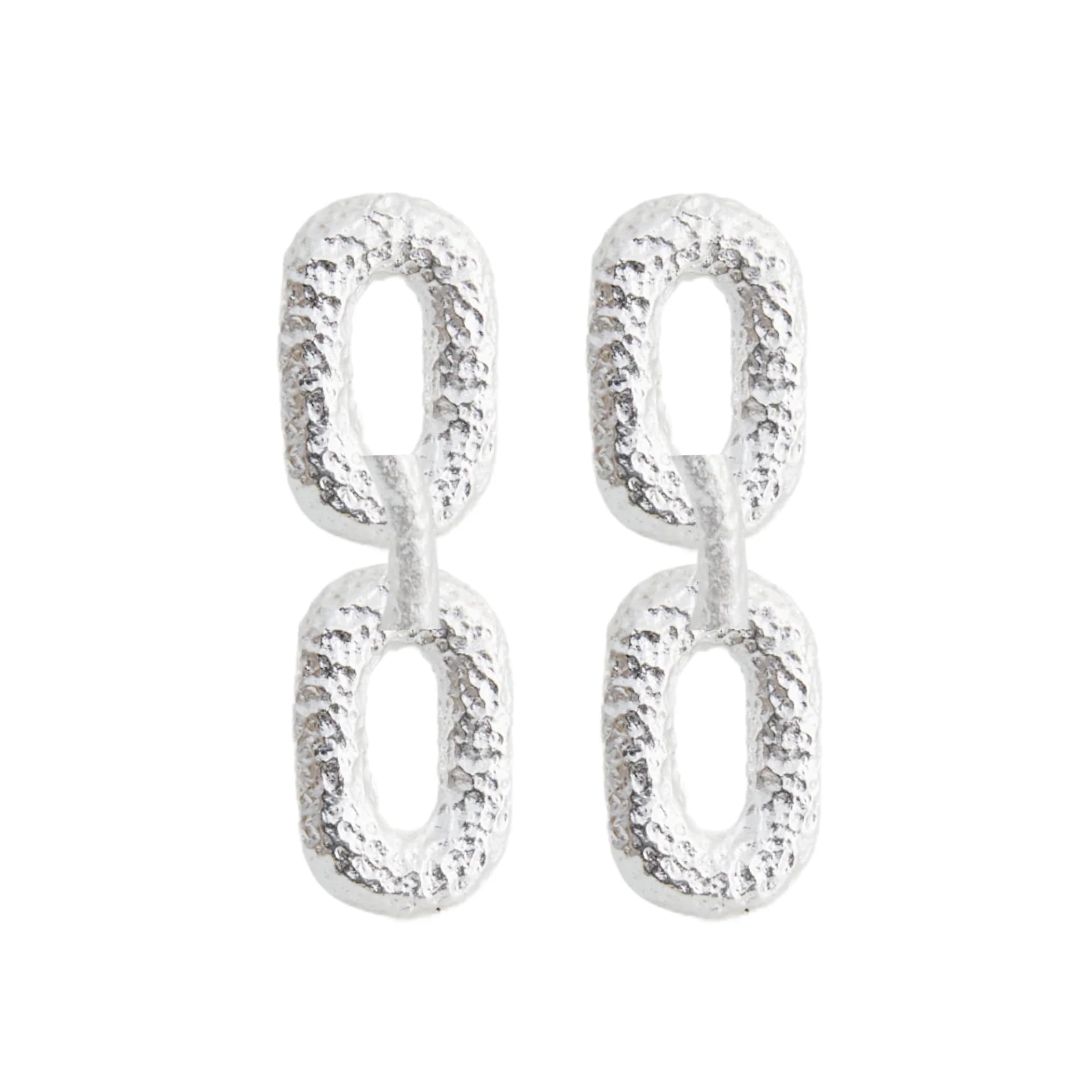 Connected Link Earrings - imagen 3