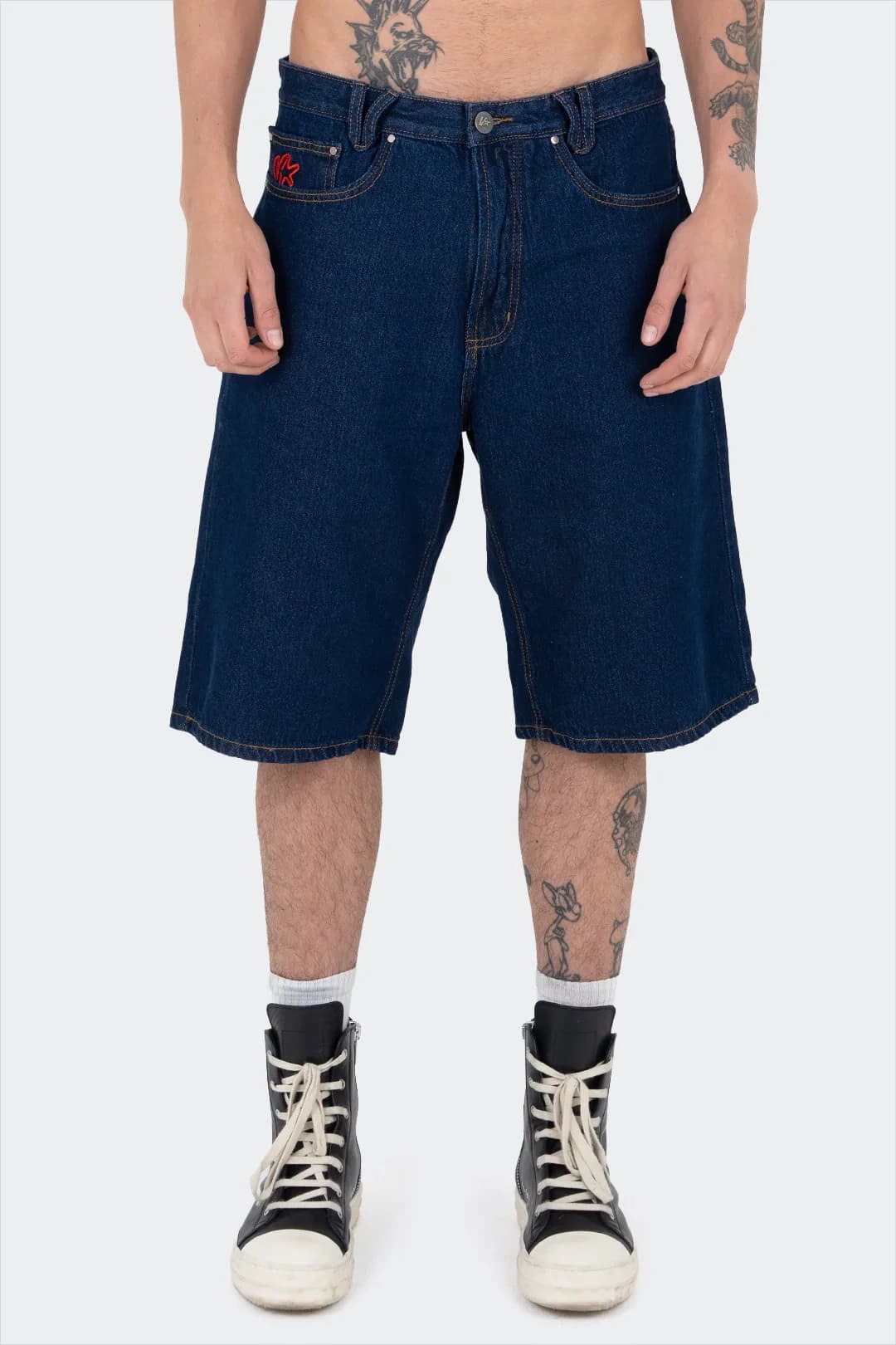 VENENO SHORT DENIM RAW