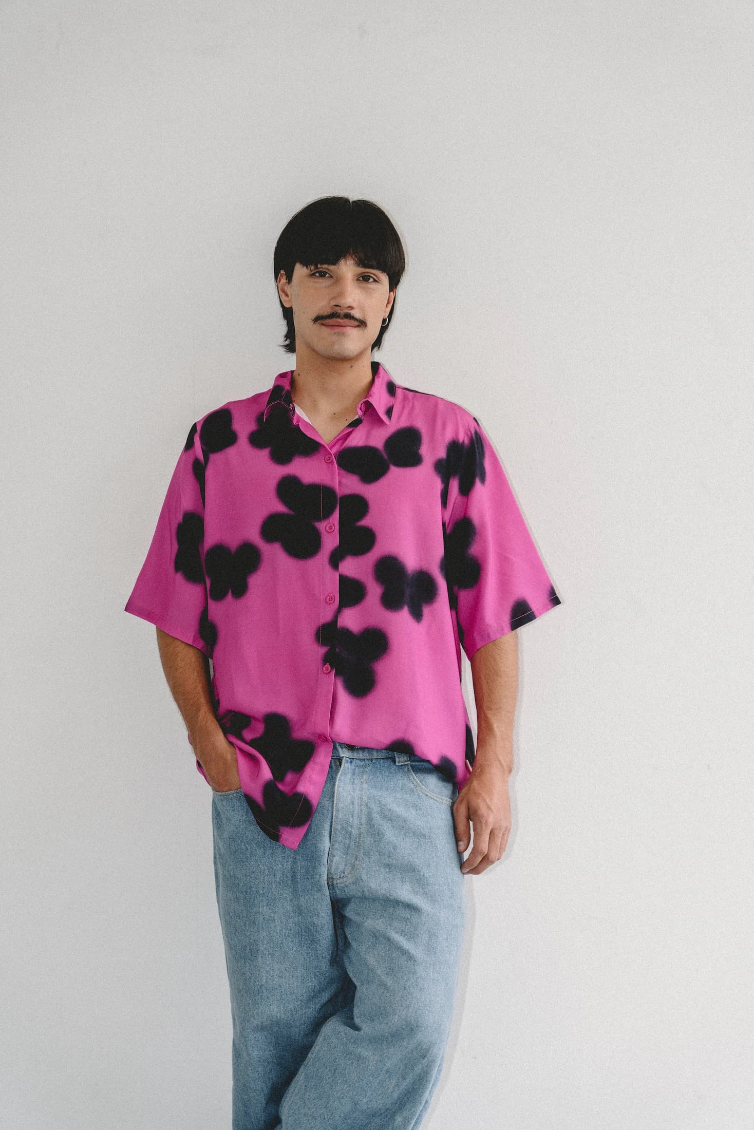 Camisa SOMBRAS rosa - UNISEX - imagen 4