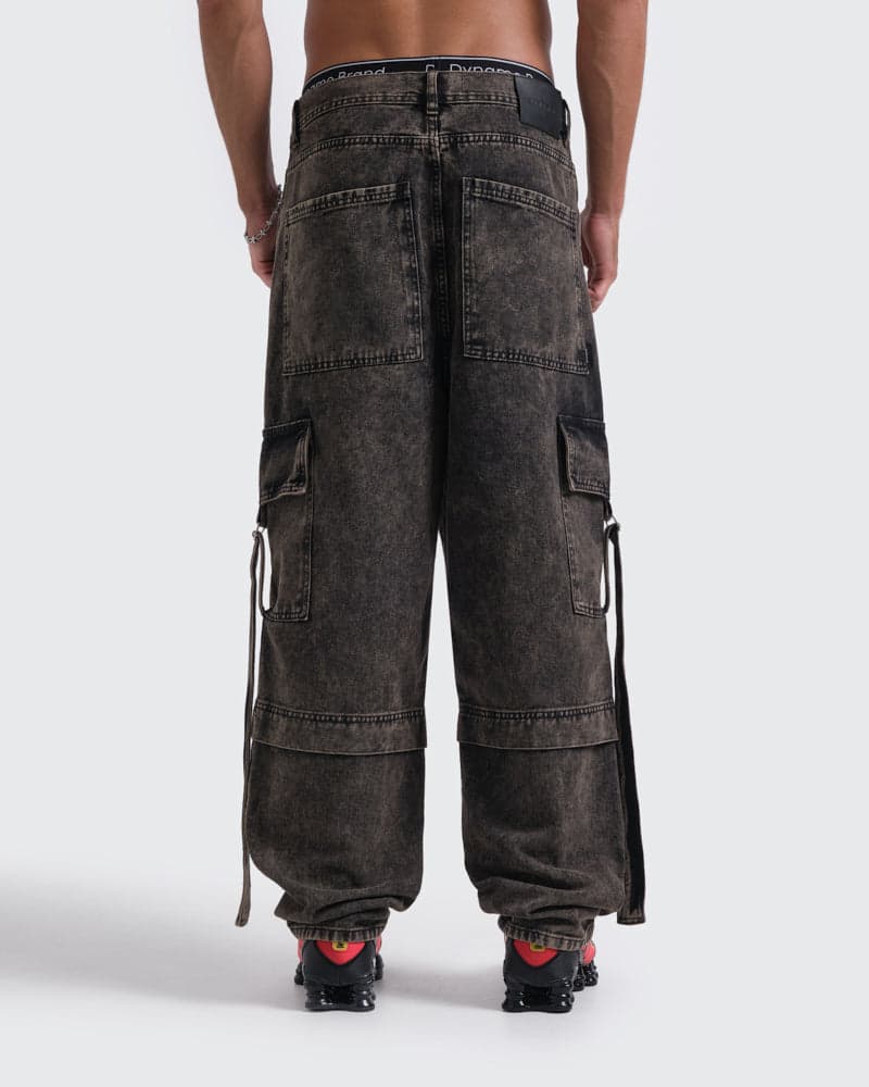 Jeans Baggy Cargo Acid Wash - imagen 3