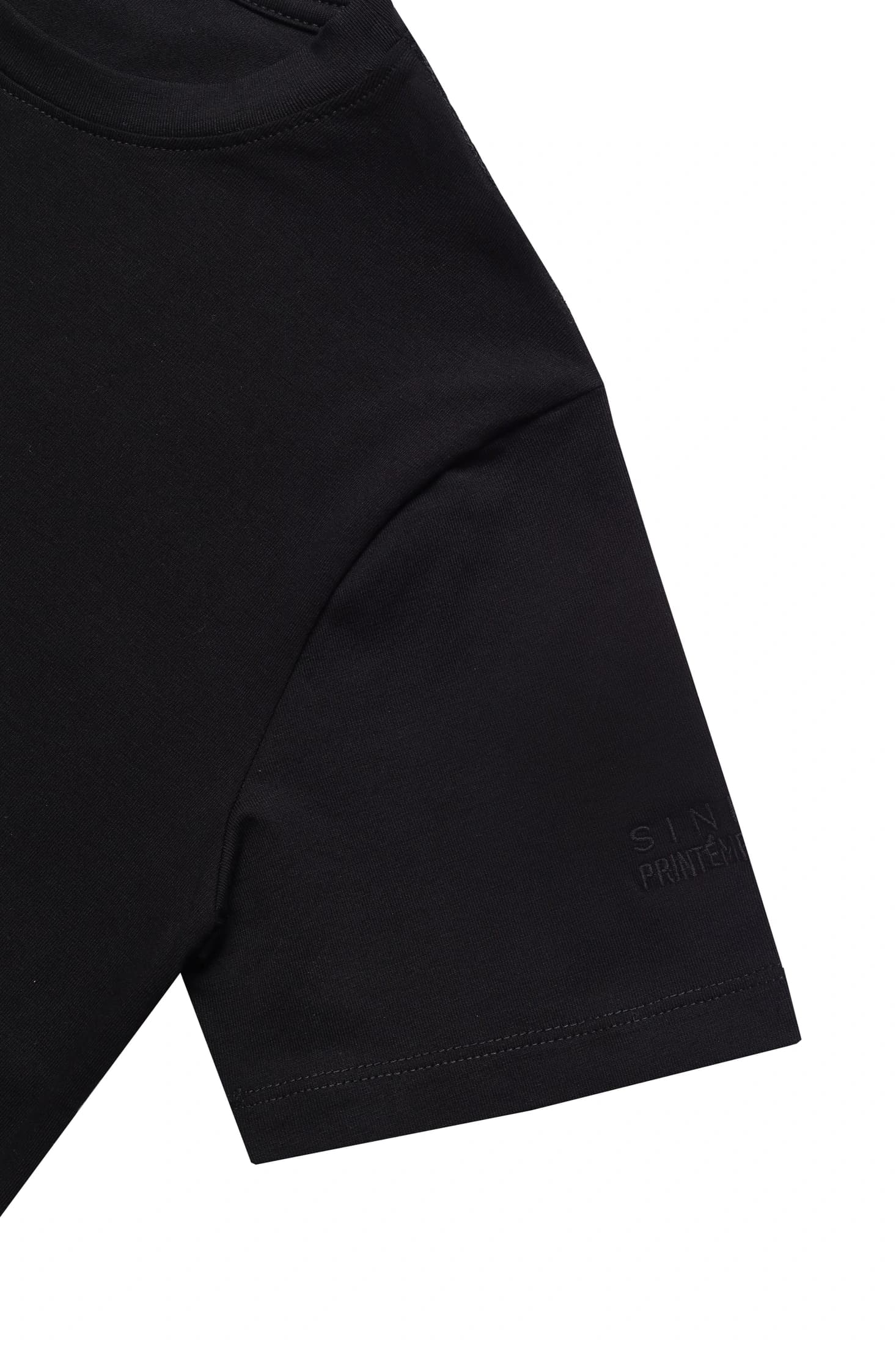 MONOGRAM SLIM BLACK T-SHIRT - imagen 4