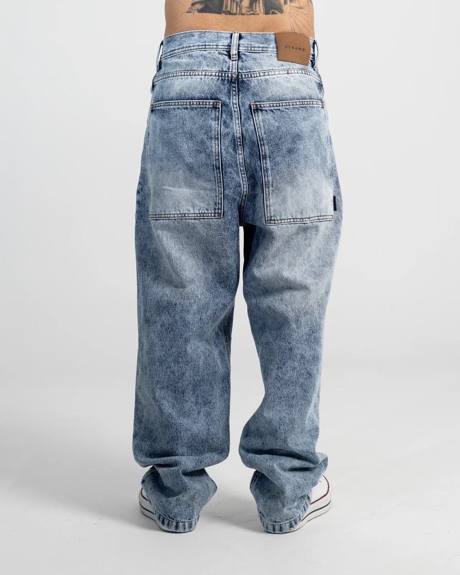 Jeans Azul Baggy Ice Washed - imagen 2