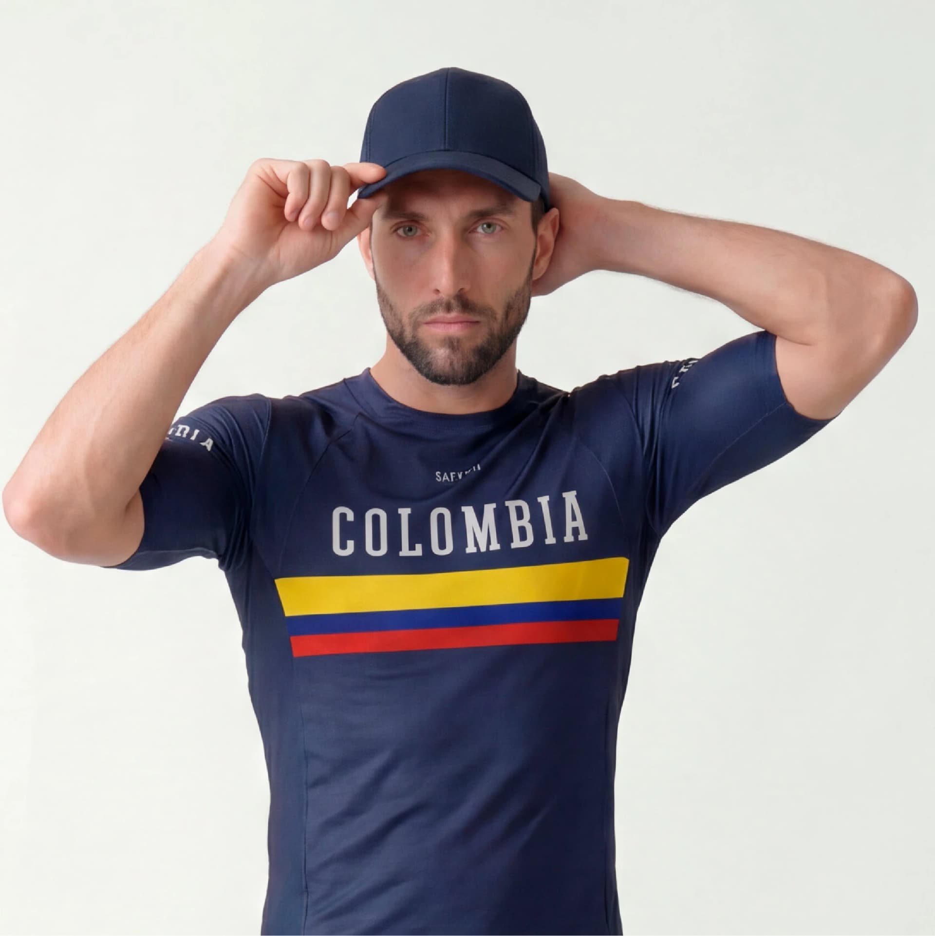 CAMISETA RUNNING MANGA CORTA COLOMBIA CLASSIC PARA HOMBRE - imagen 3