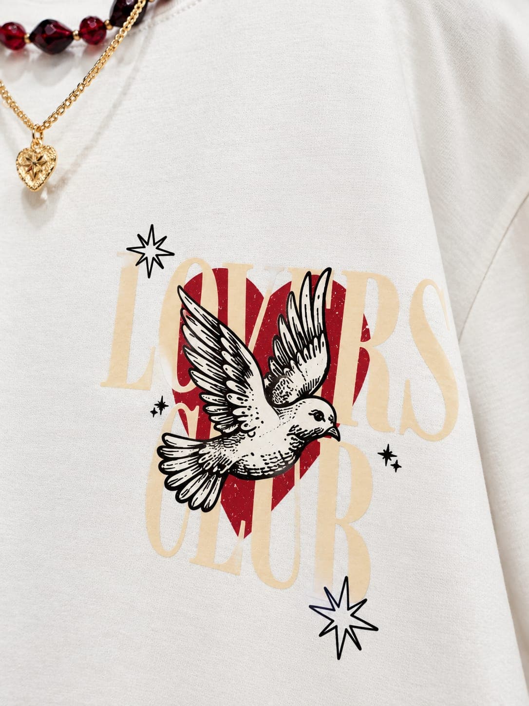 Camiseta Lovers Clud  Blanco - imagen 3