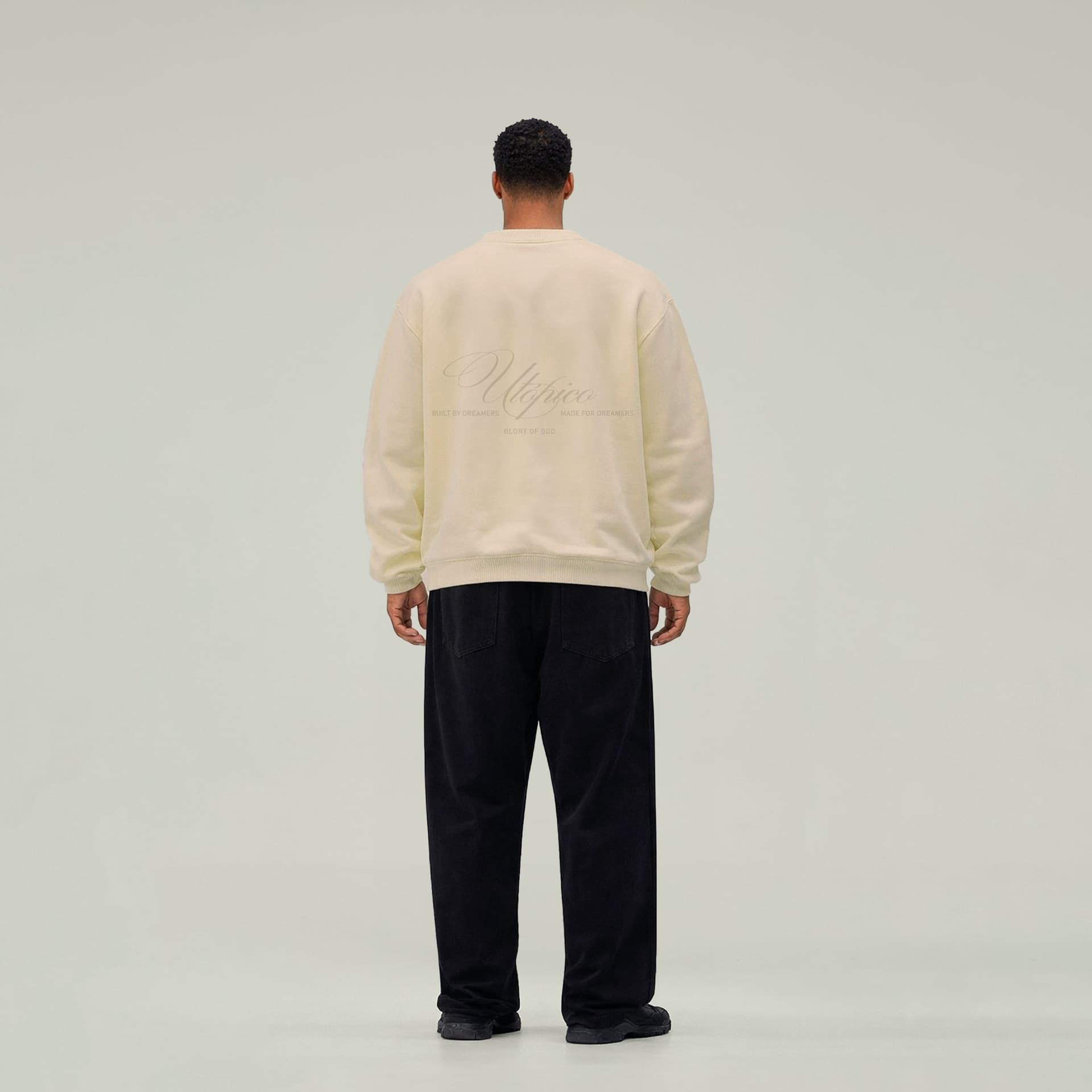 Crewneck Beige - Sacred Heart - imagen 4
