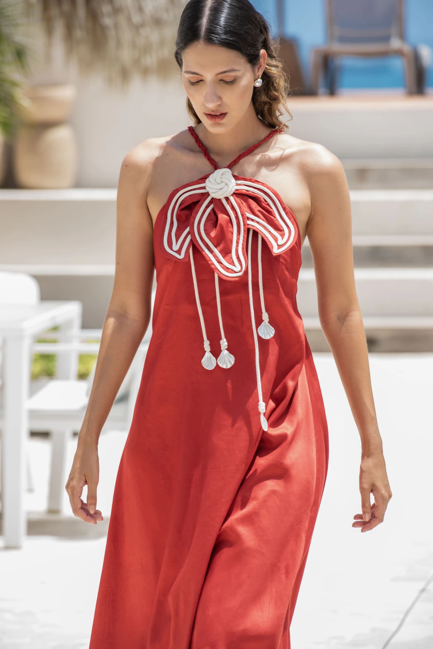 Aluna Burnt Red Dress - imagen 2