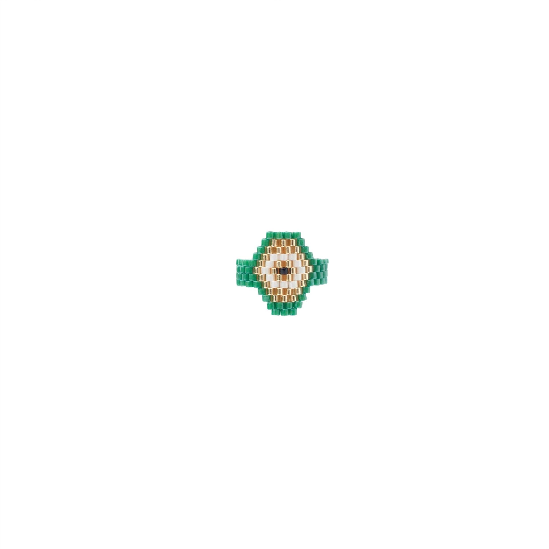 Anillo Ojito Verde Oscuro - imagen 1