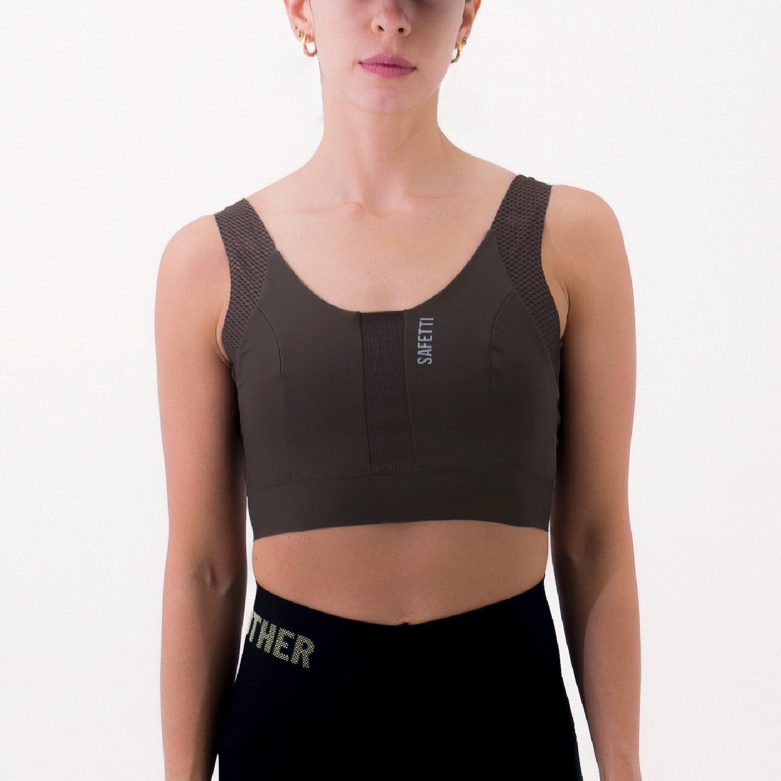 TOP RUNNING SYNK CAFÉ PARA MUJER - imagen 3