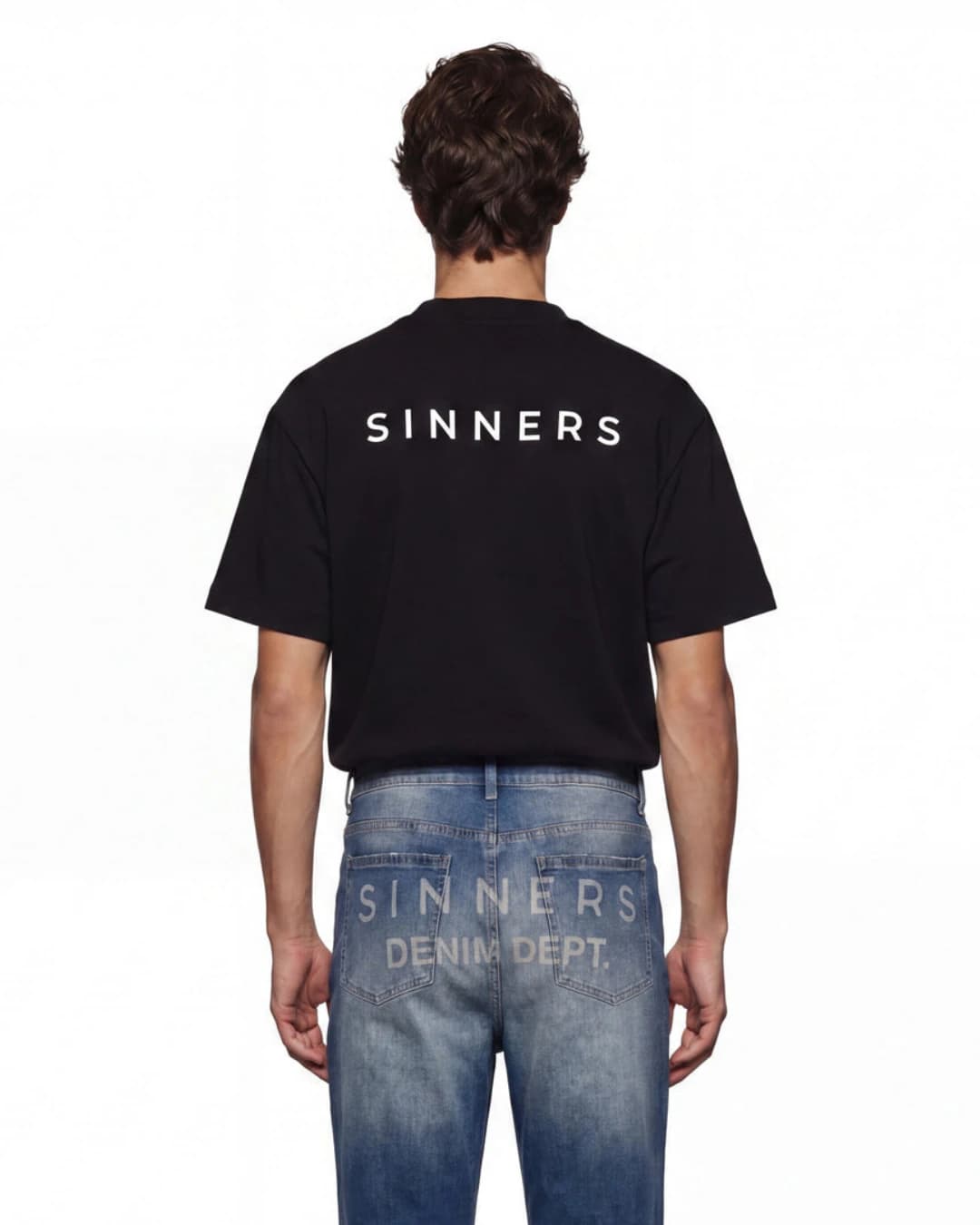 LOGO REGULAR BLACK T-SHIRT - imagen 4