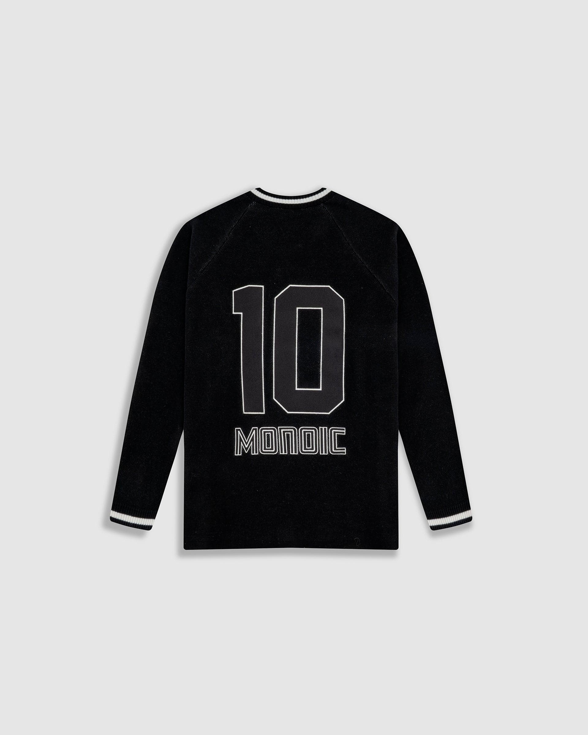 Fútbol Jersey Knit Manga Larga - Negro - imagen 8