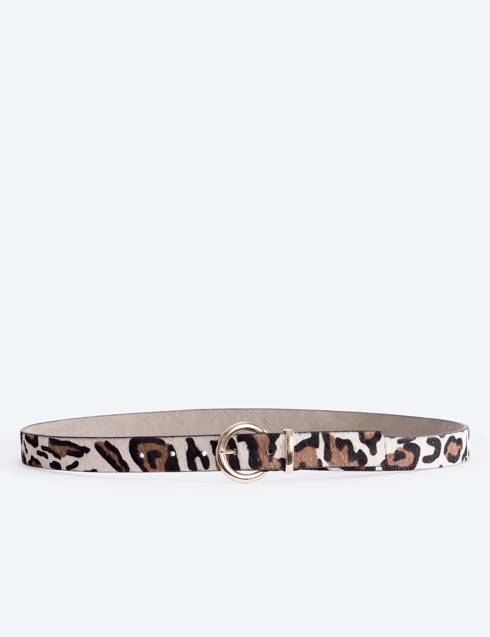 CINTURÓN ANIMAL PRINT JIRAFA BLANCO - imagen 3
