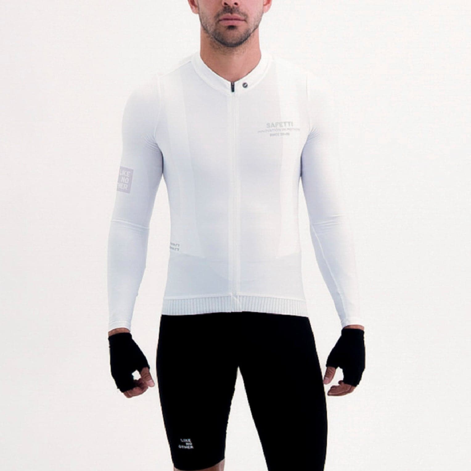 CAMISA CICLISMO MANGA LARGA LATITUDE BLANCA PARA HOMBRE - imagen 4