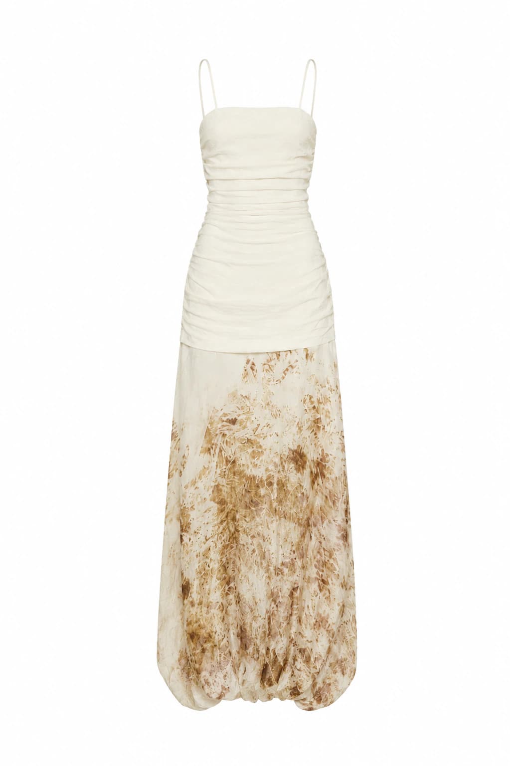 Draped Silk Twill Jumpsuit
