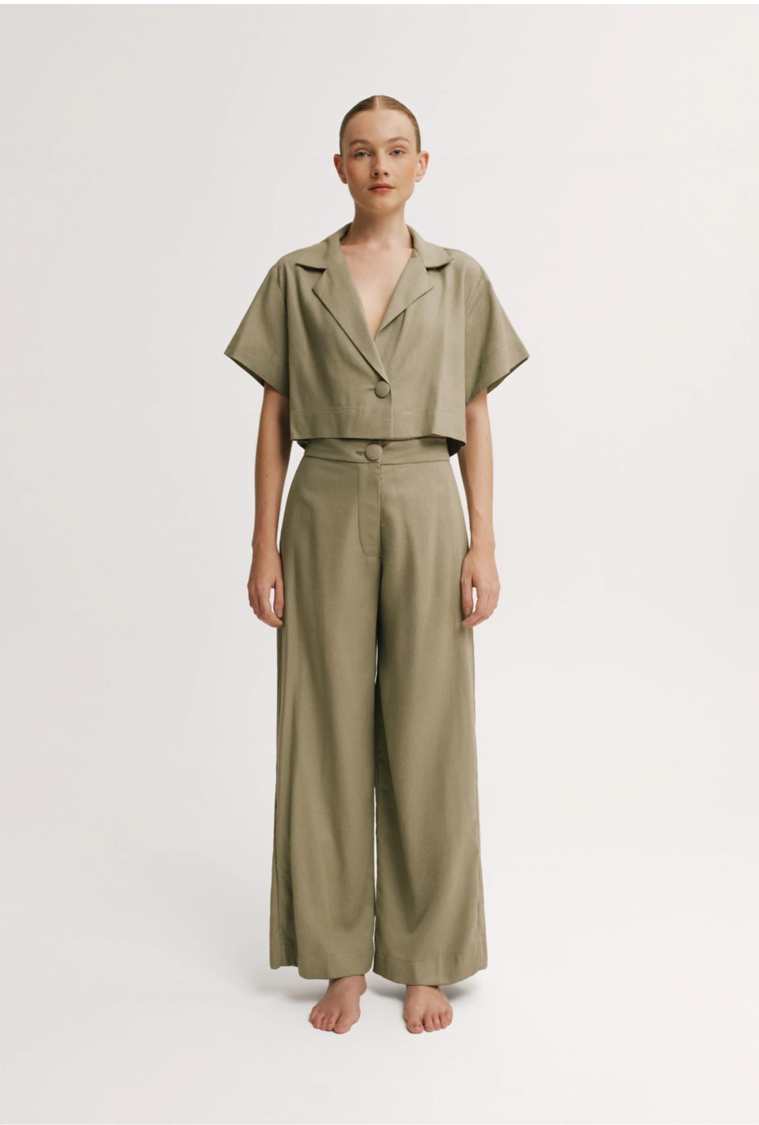 Camisa Arley & Pantalón Caye Basil