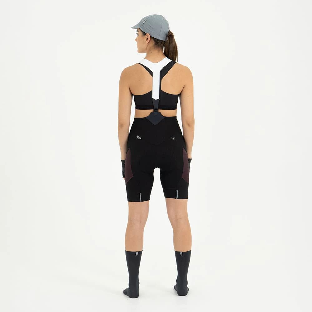PANTALONETA CICLISMO CON CARGADERAS EVANS CARGO VINO PARA MUJER - imagen 2