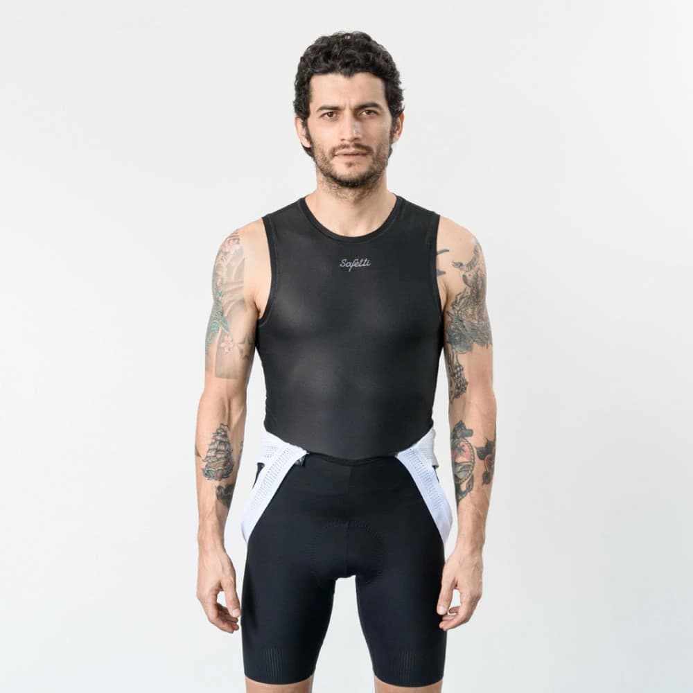 CAMISA INTERIOR CICLISMO MANGA SISA NERO PARA HOMBRE - imagen 1
