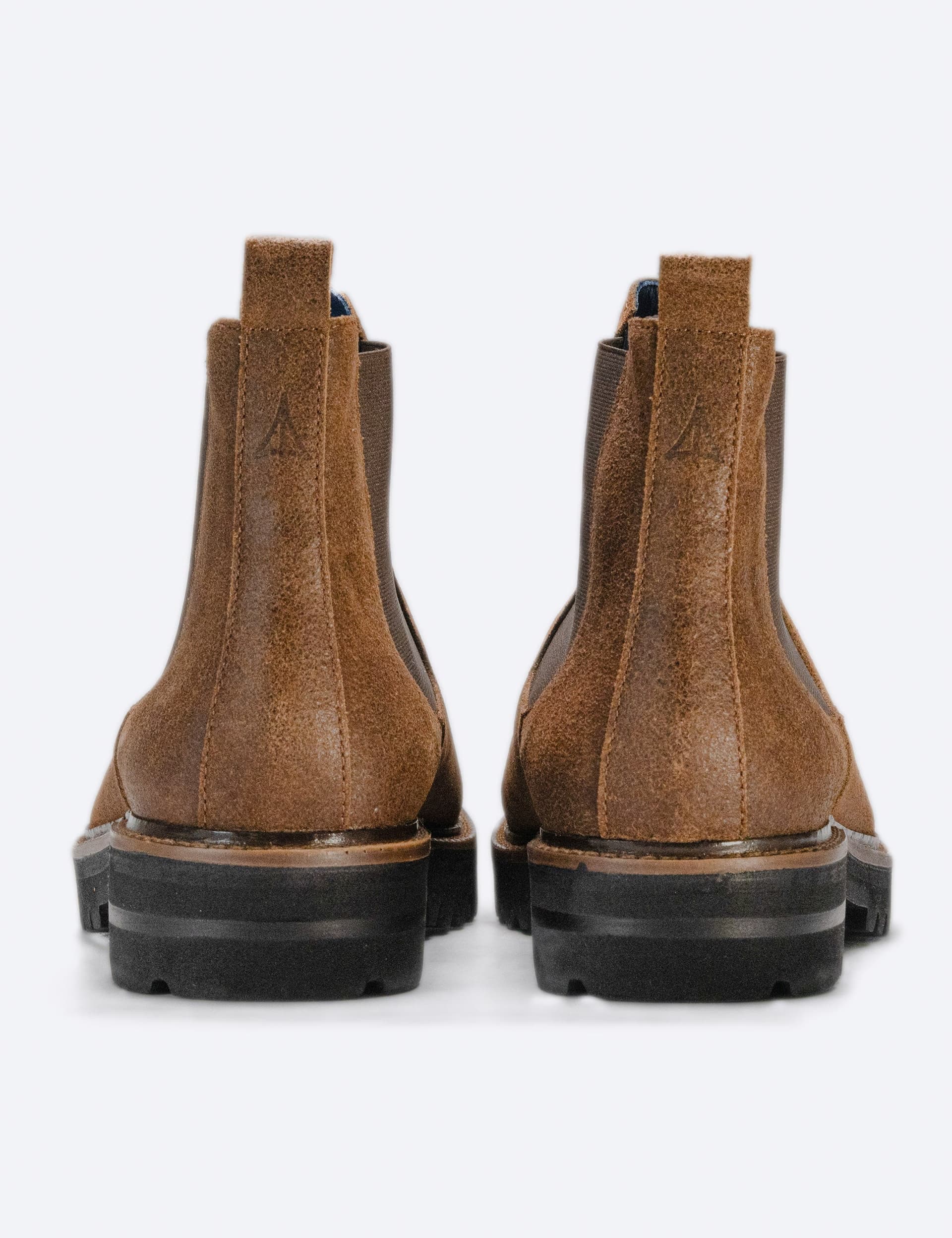 BOTA CHELSEA LONDRES CARNAZA CAFÉ CRAQUELA - imagen 4