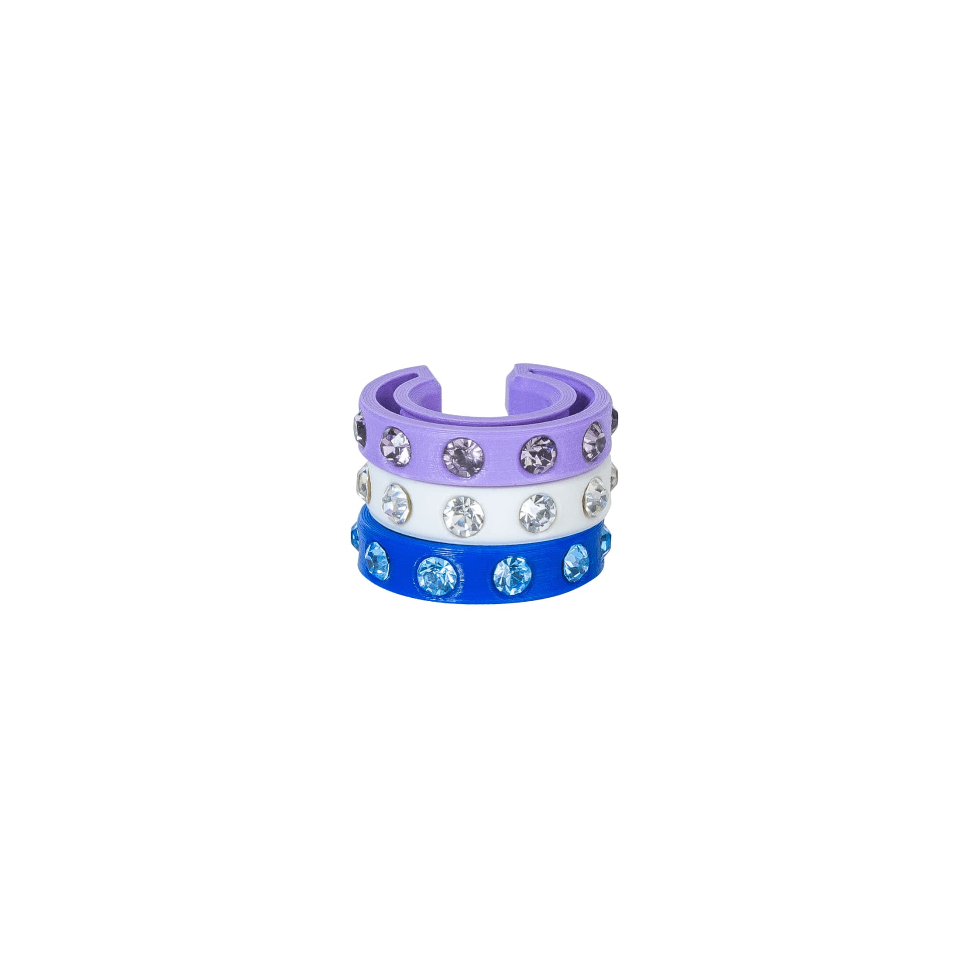 EAR CUFFS CON CRISTALES SET X3 - imagen 6