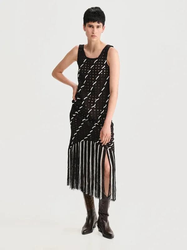 Vestido Vacaciones Negro - imagen 3