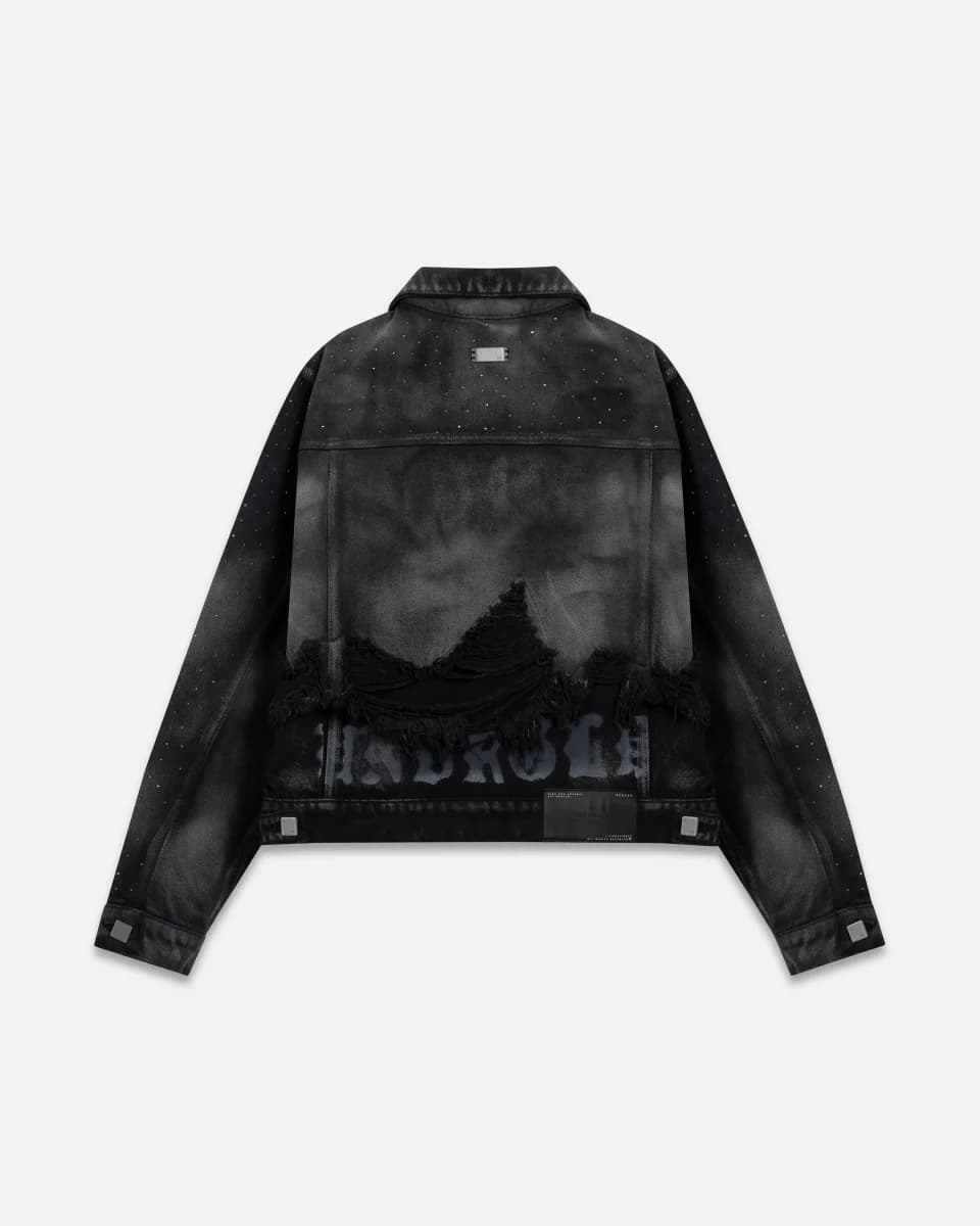 94' UNDRGLD Double Destroyed Jacket Vintage Gray - imagen 10
