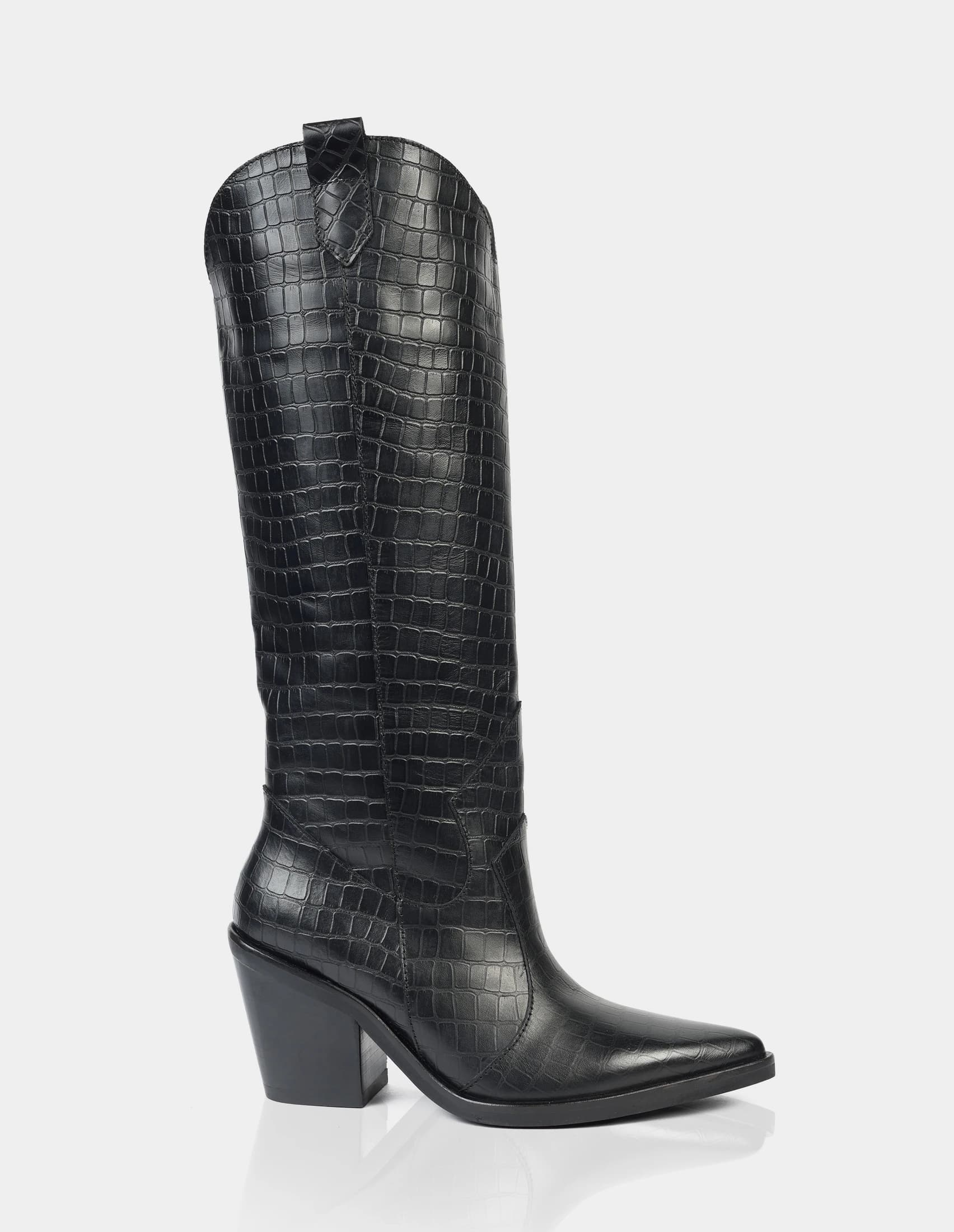 Texana Cameron Croco Negro - imagen 1