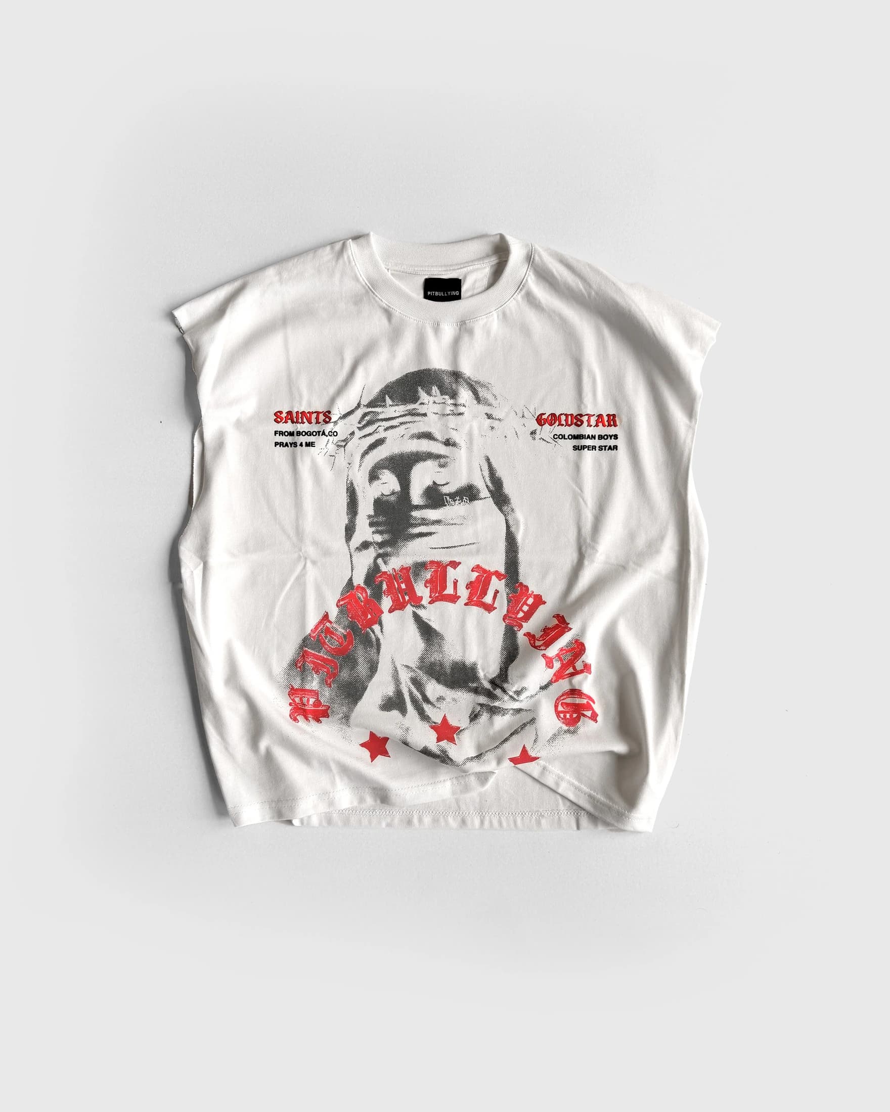 TANKTOP OVERSIZE SAINTS CRUDO - imagen 1