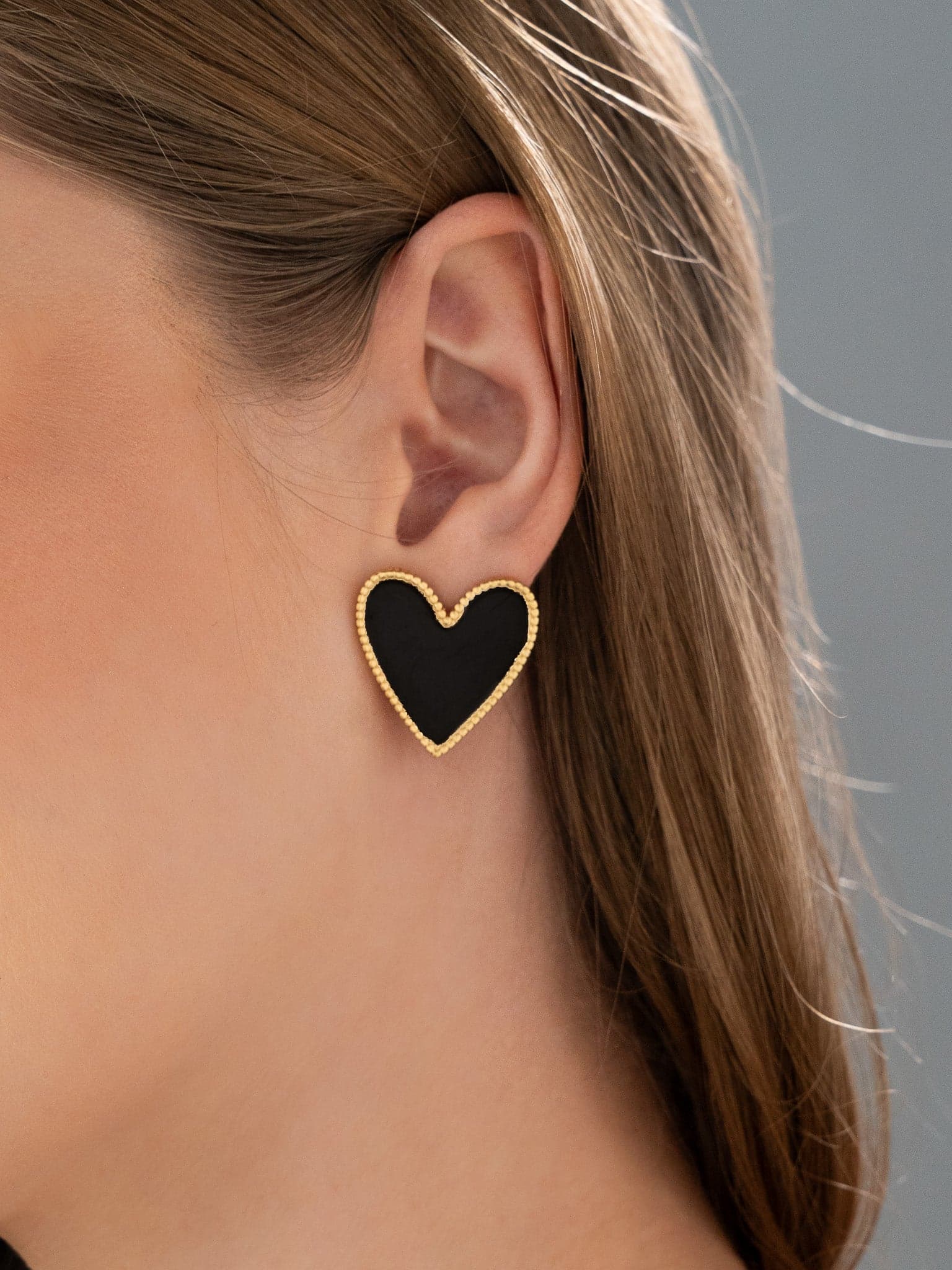 Aretes Corazón Gold - imagen 1