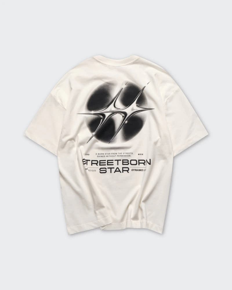 Camiseta Blanca Oversize Streetborn - imagen 5