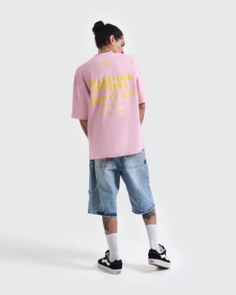 Camiseta Rosada Oversize Lovers - imagen 5