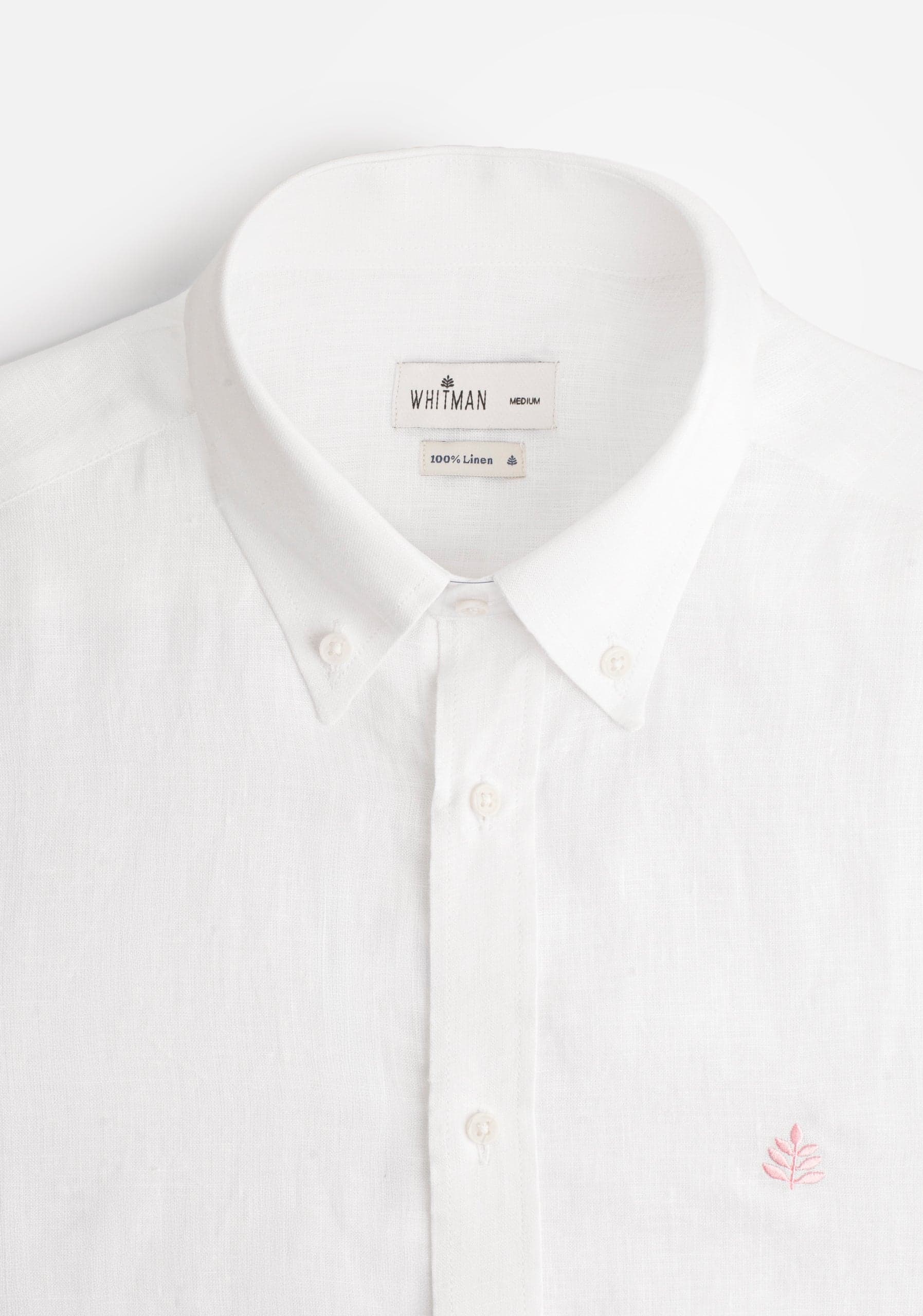 Camisa H CBD Lino L-Ros Blanco - imagen 3
