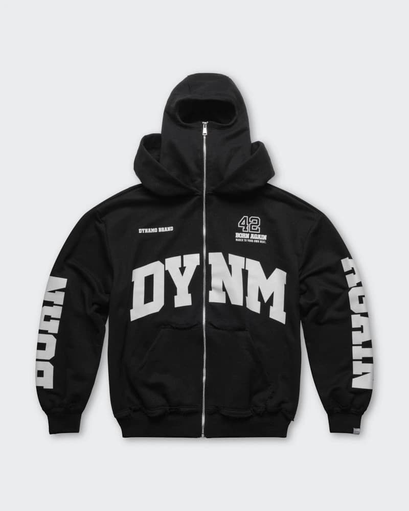 Hoodie Negro con Balaclava Street Armor - imagen 1