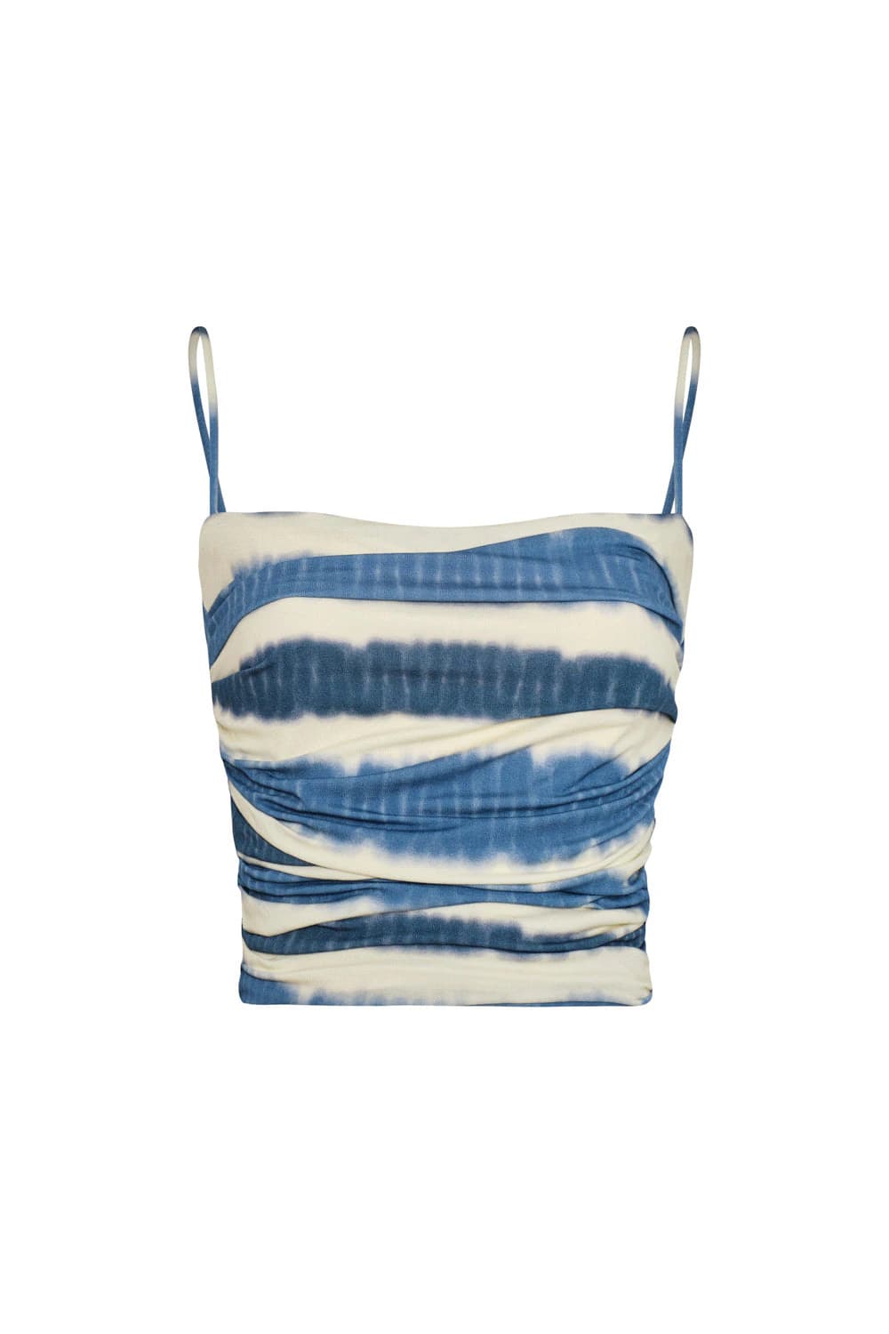 Crop top pearl azul indigo natural - imagen 1