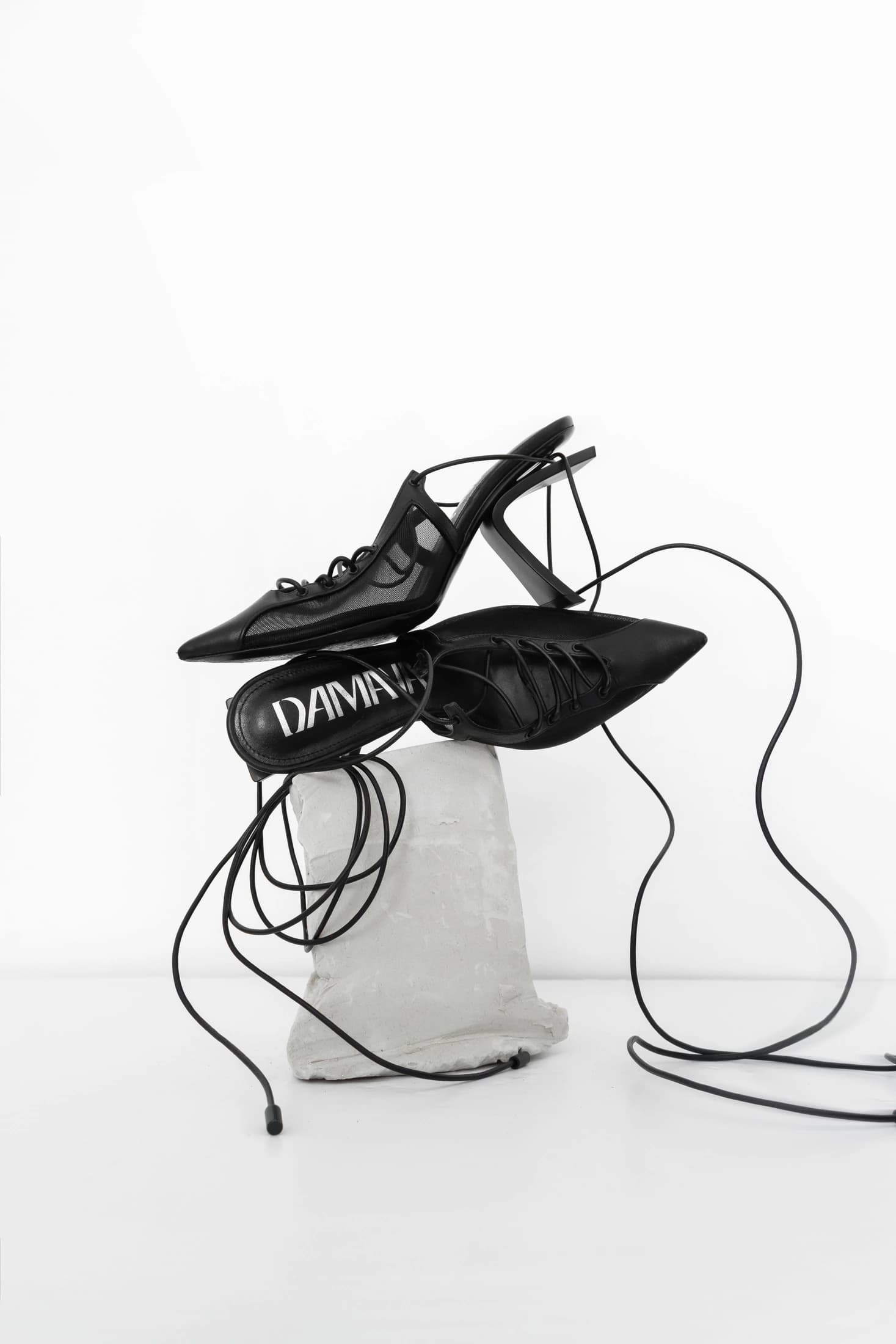TACONES RIFF PUMP BLACK - imagen 1