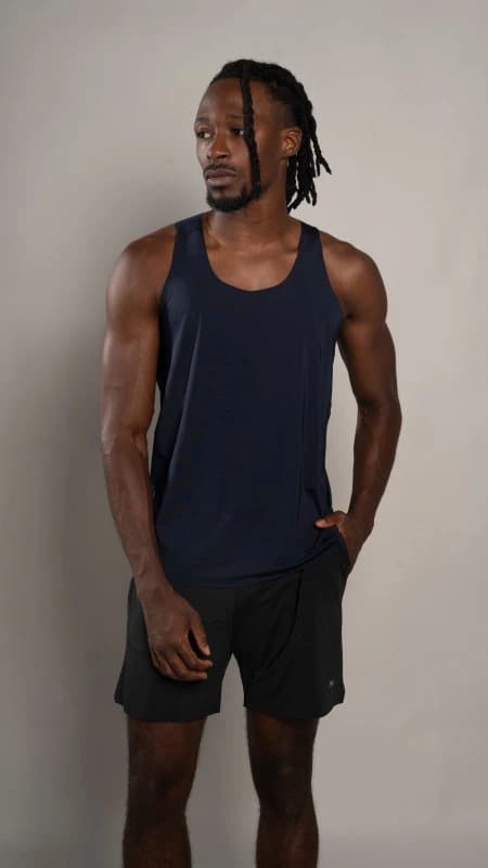 Tank side cuts Navy - imagen 3