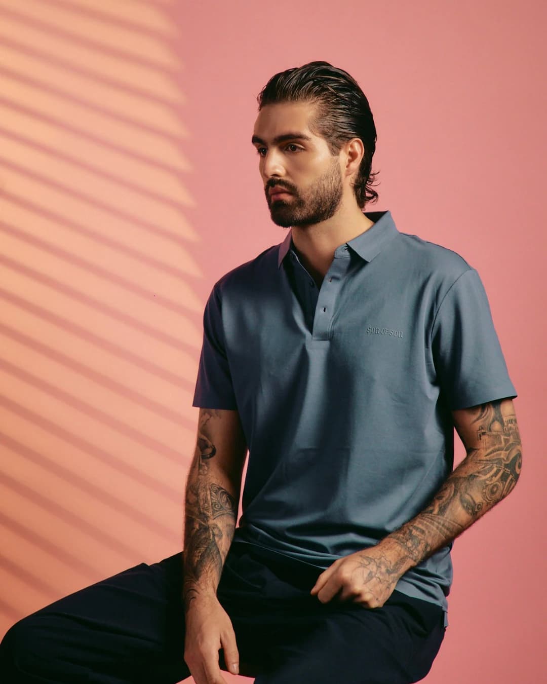 COUNTRY CLUB REGULAR POLO — GREY - imagen 2