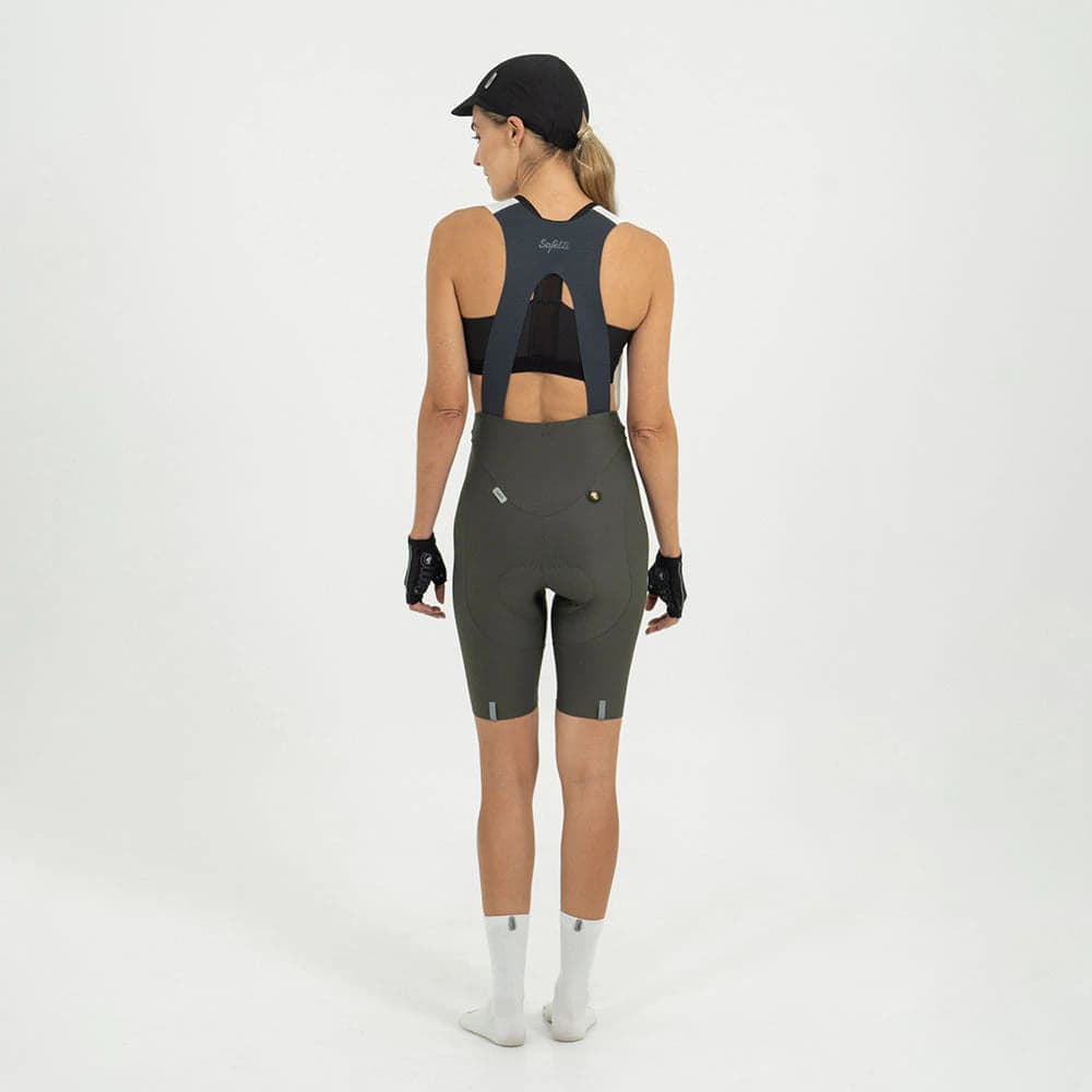 PANTALONETA CICLISMO GIRONA COLORS GRIS 2.0 PARA MUJER - imagen 2