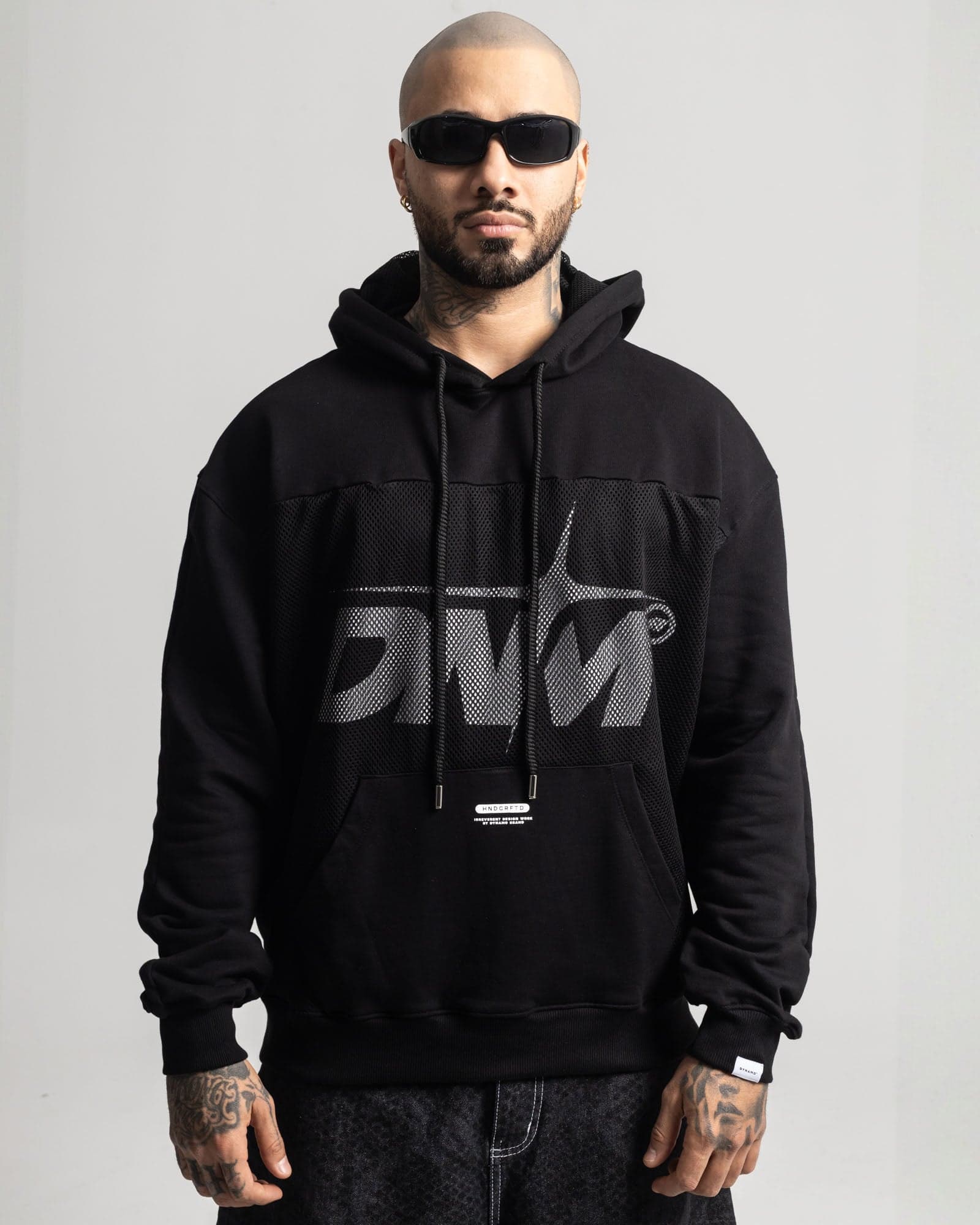 Hoodie Oversize Black DNM - imagen 1