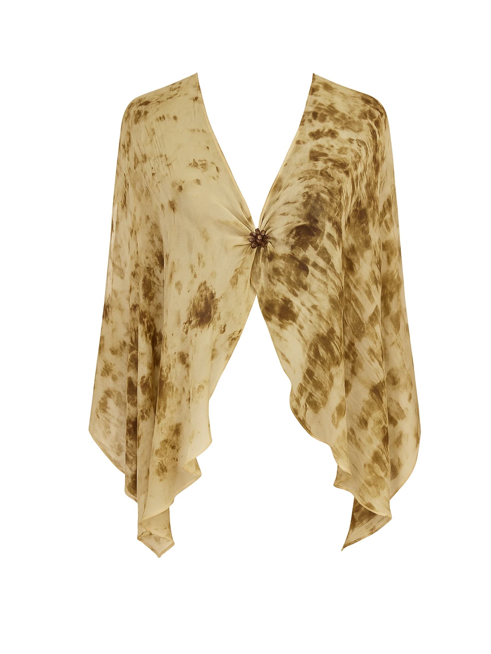 Silk Georgette Tagua Cape