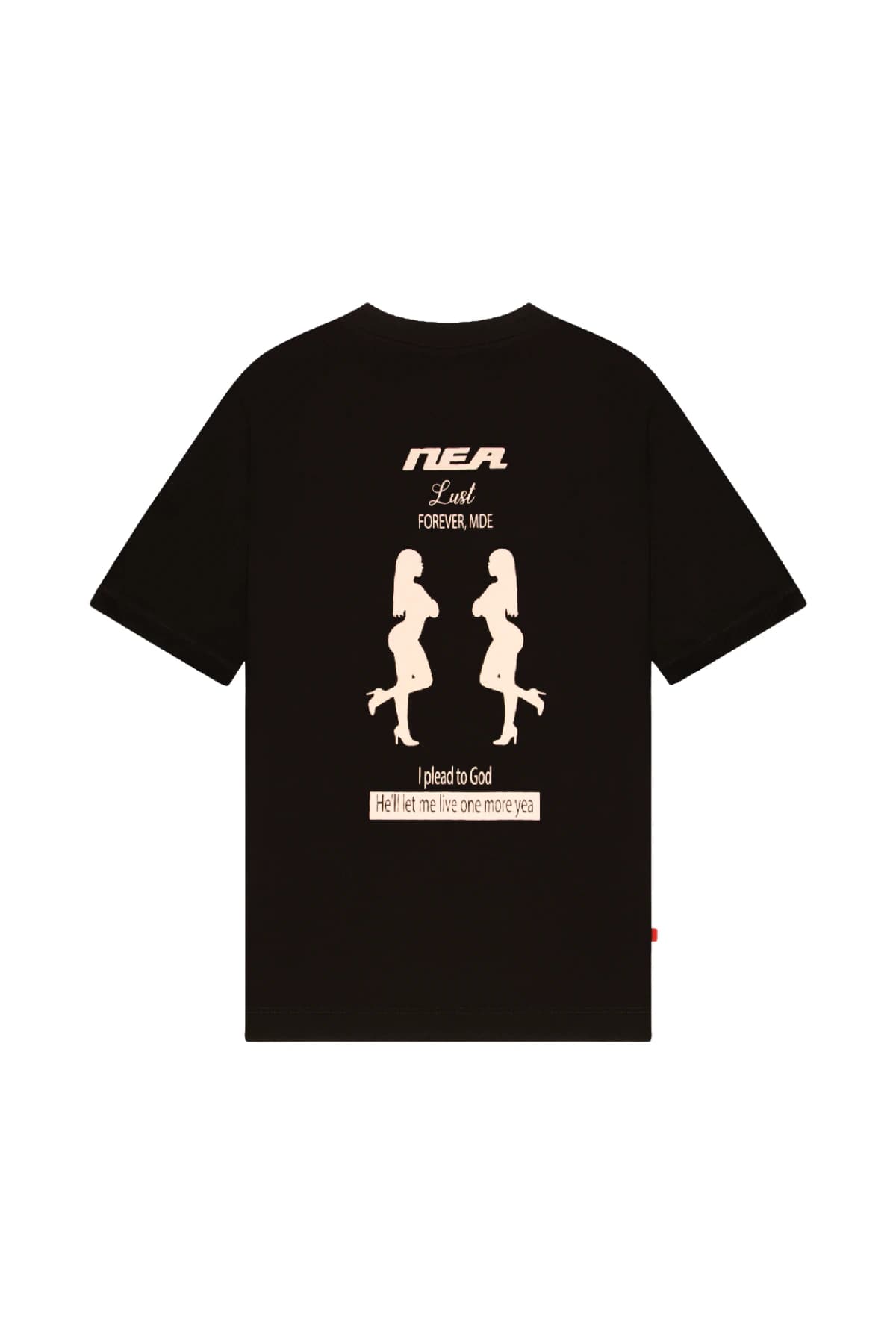 CAMISETA REGULAR HOMBRE LUST NEGRO NEA - imagen 1
