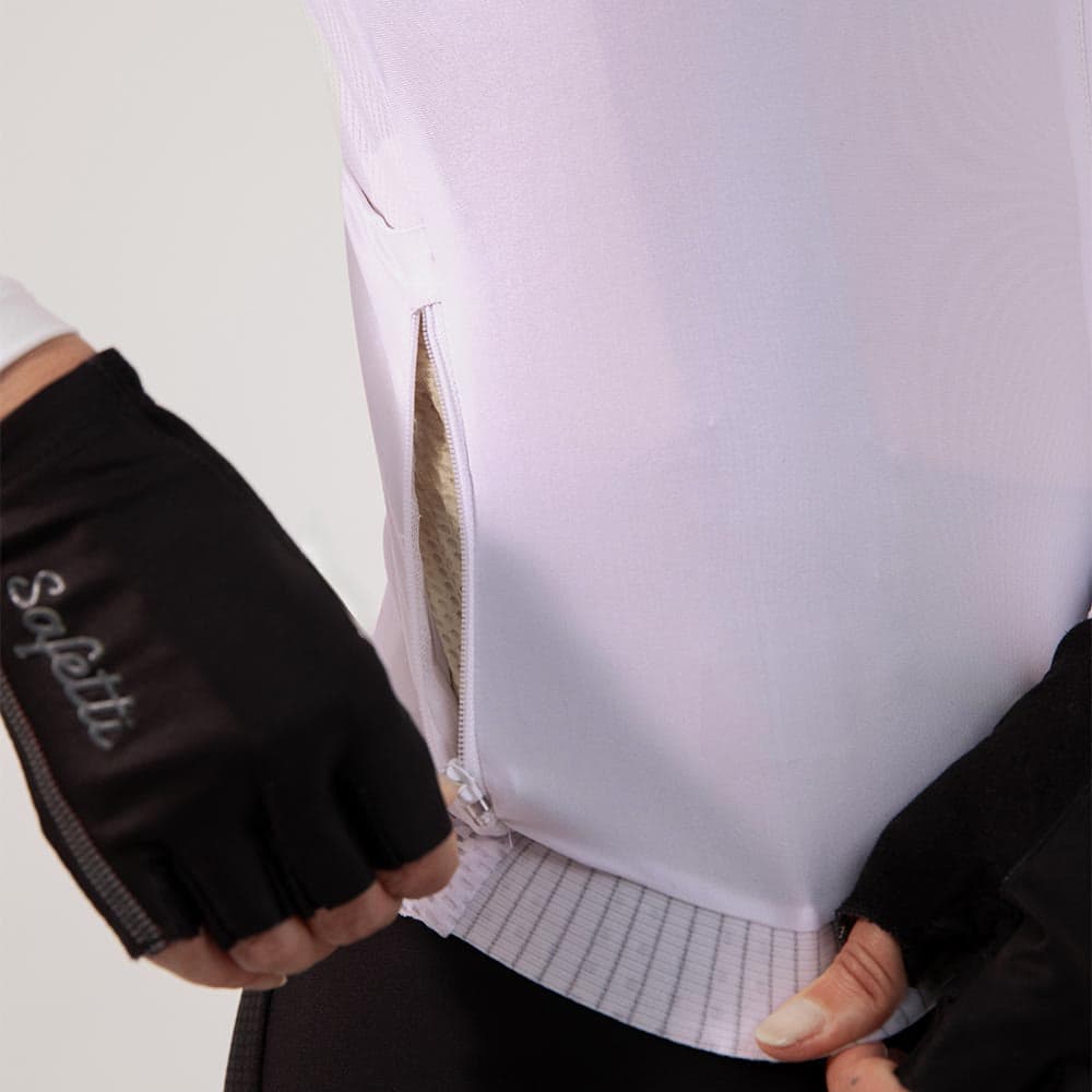 CAMISA CICLISMO MANGA LARGA ESSENTIAL WHITE PARA MUJER - imagen 3