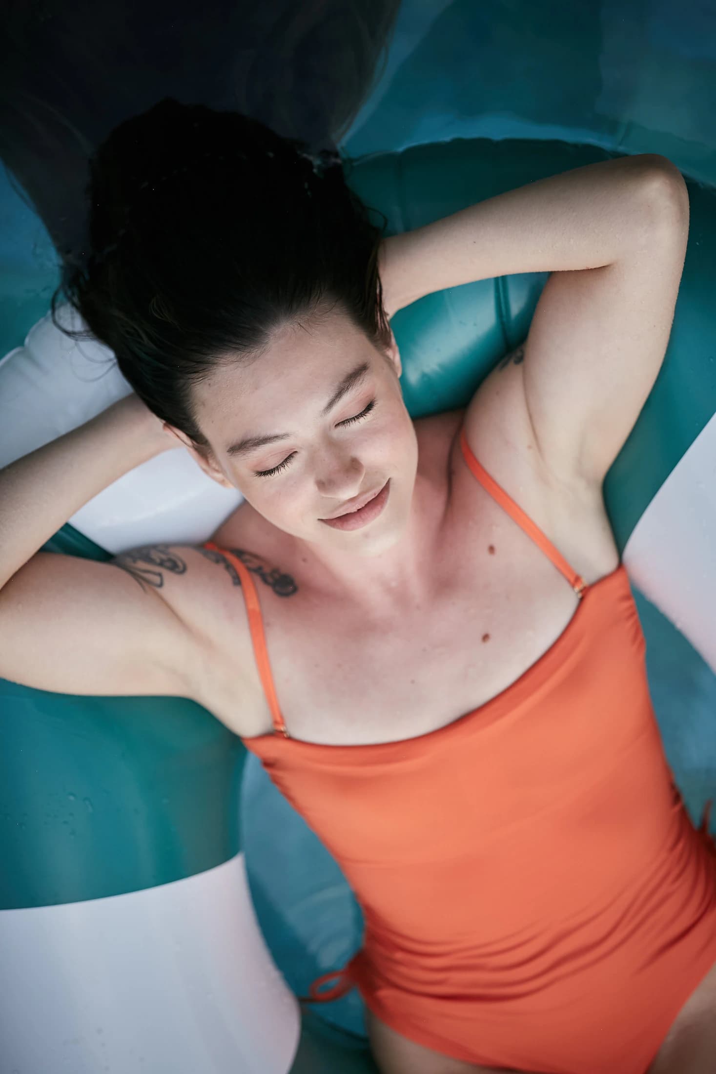 Vestido De Baño Entero Verano Naranja - imagen 4