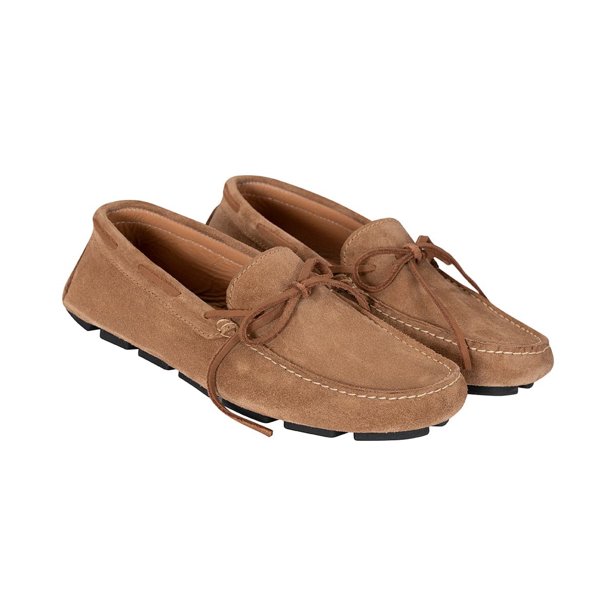 Mocasines Hombre Amarrar Carnaza Whisky - imagen 1