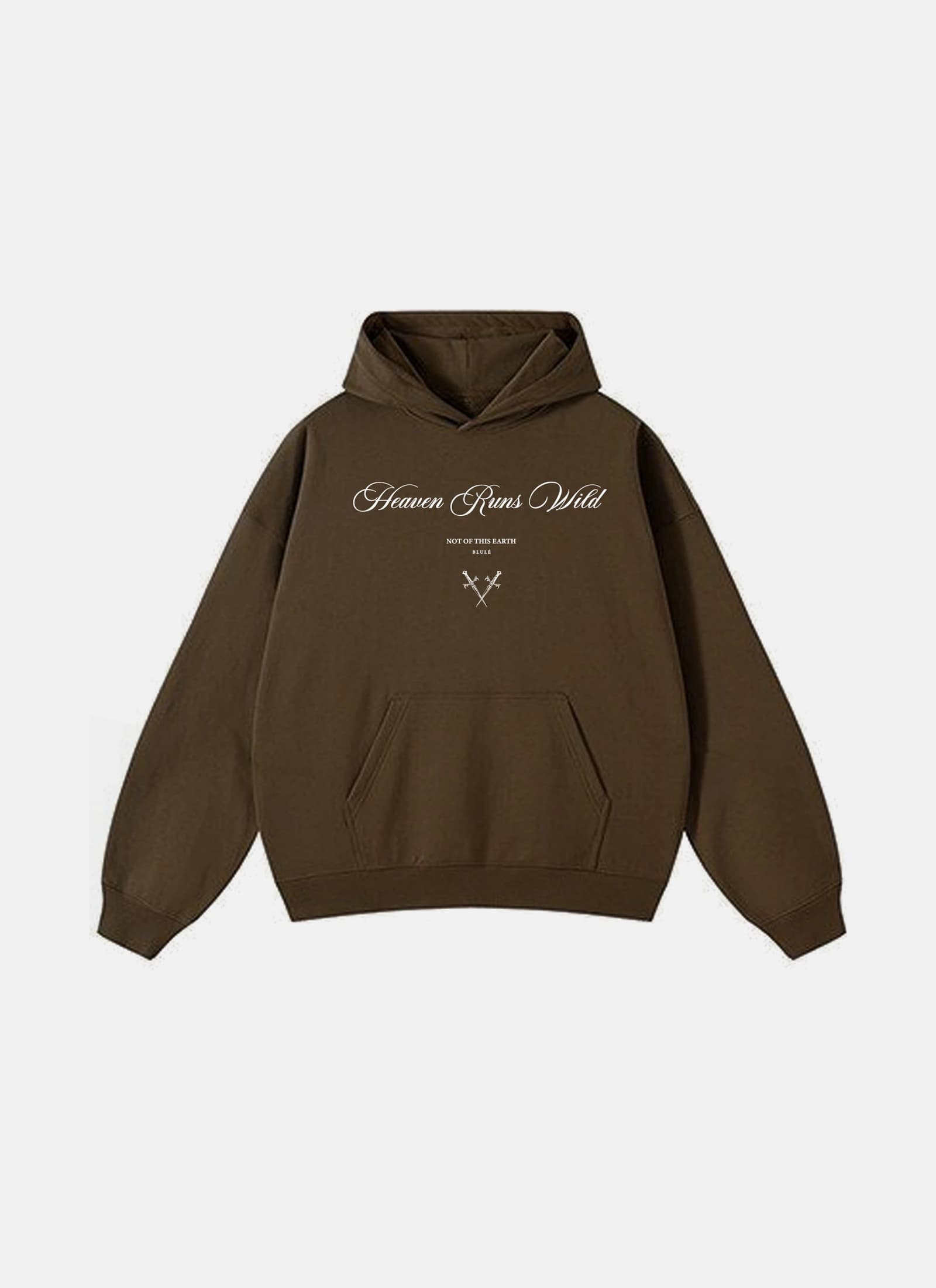 Heaven Runs Wild Hoodie Brown