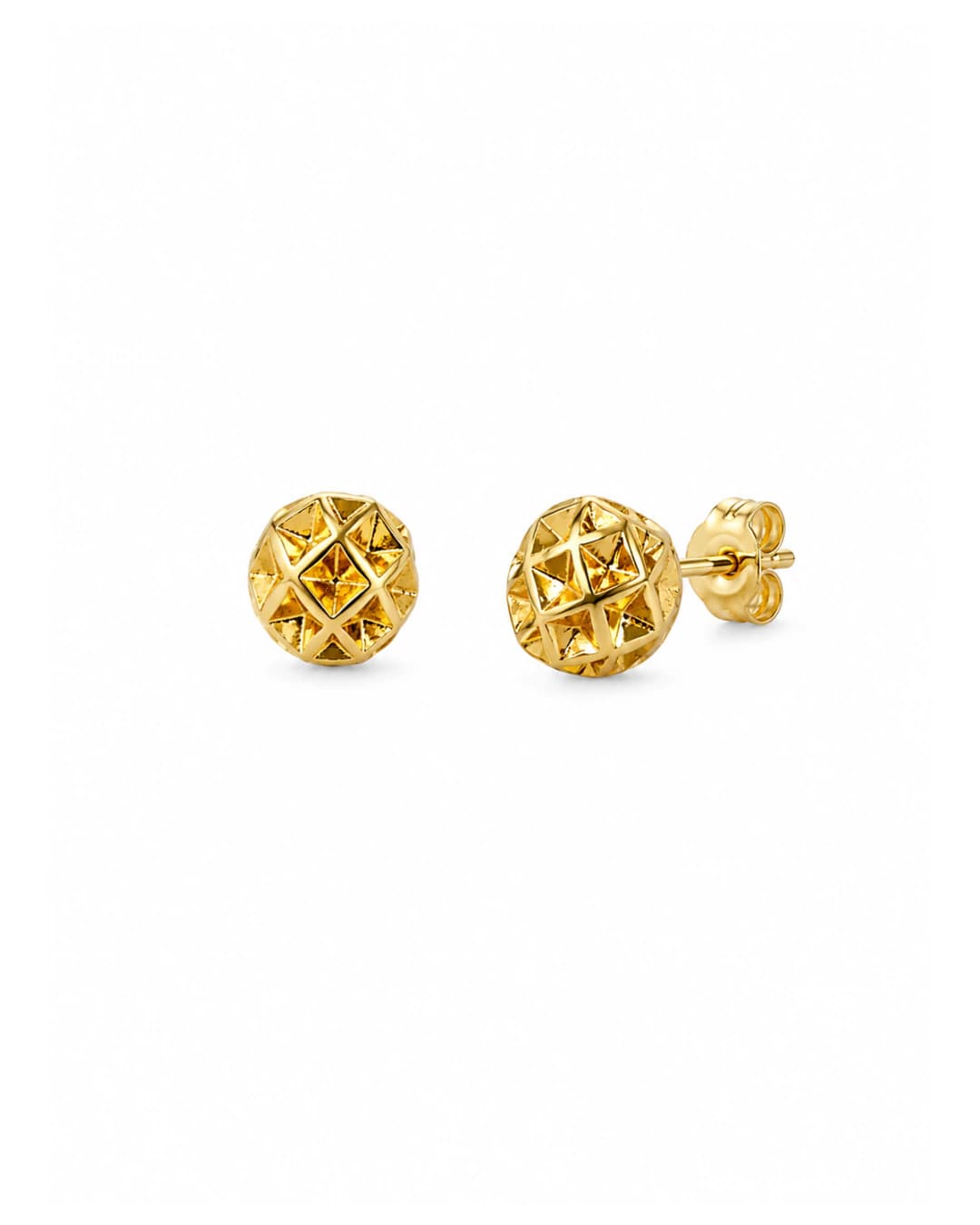 Aretes Nectar dorado mini - imagen 1