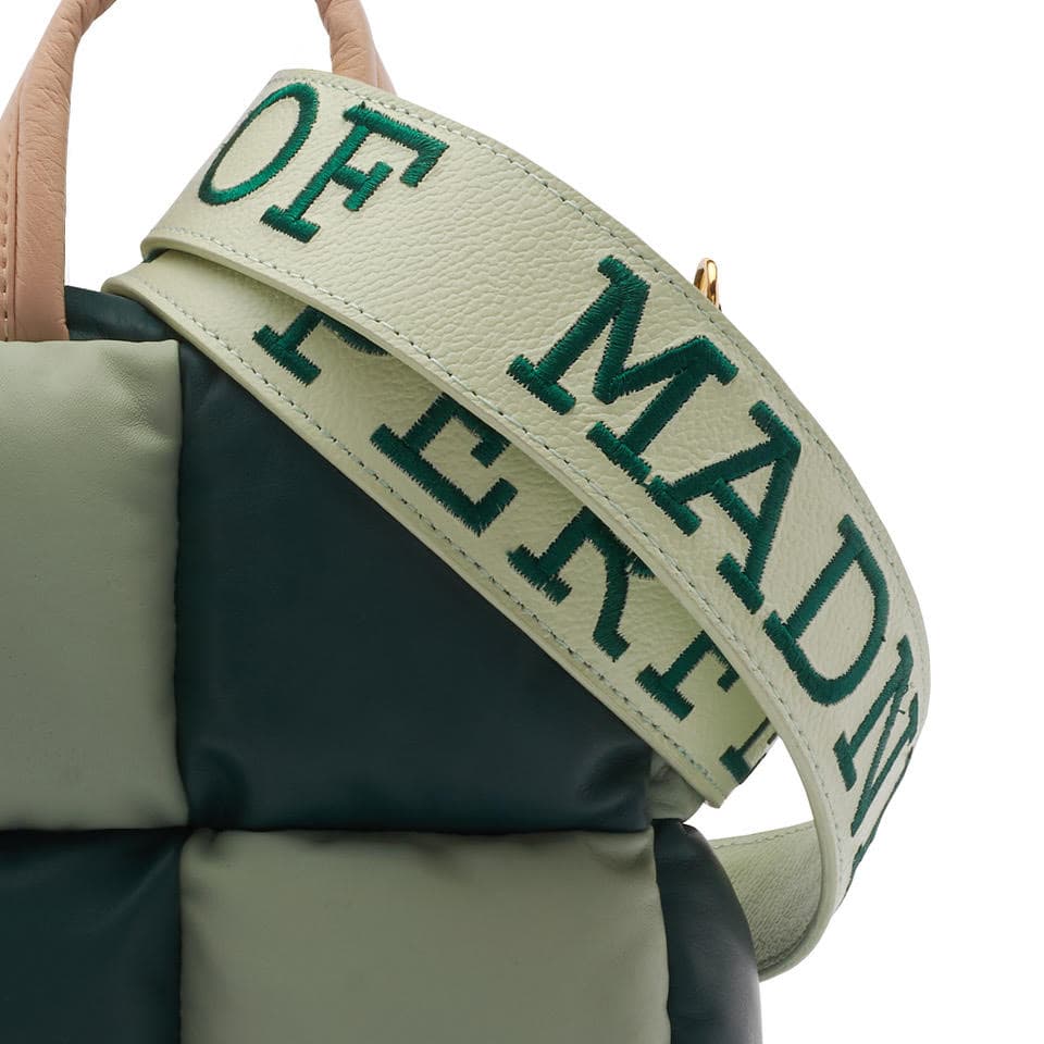CANDELARIA bag MINT + forest GREEN. - imagen 4