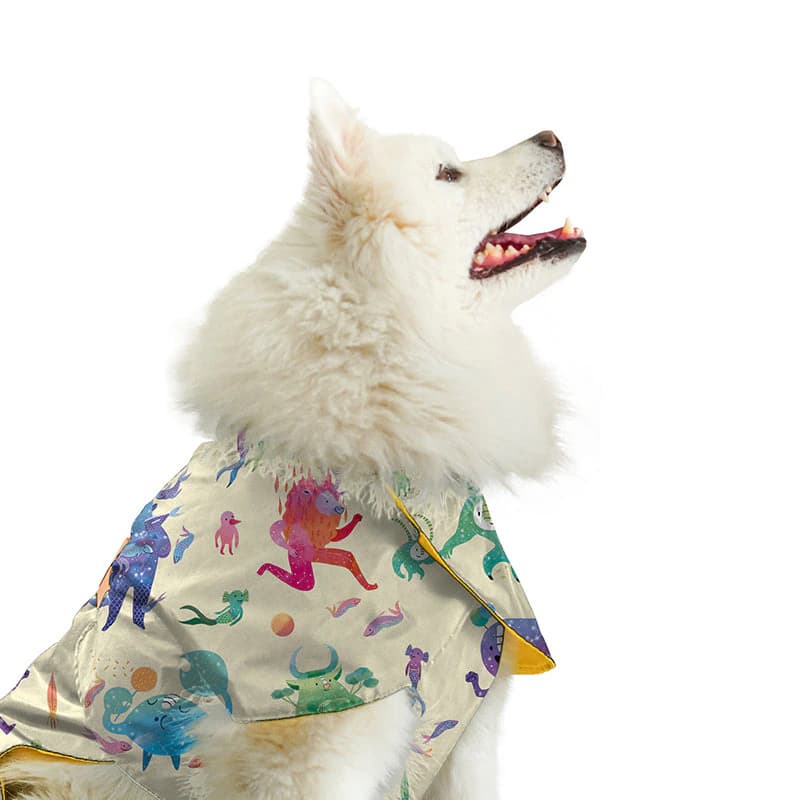 Capa impermeable para mascotas Guaduas Viajerxs Astrales - imagen 6