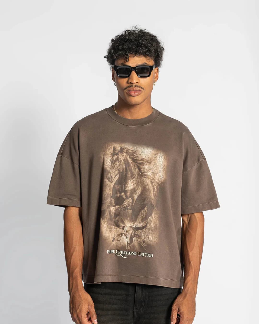 BEFORE THE WEST BROWN T-SHIRT - imagen 2