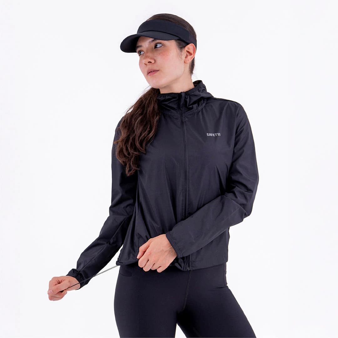 CHAQUETA RUNNING MOVA BLACK PARA MUJER - imagen 1